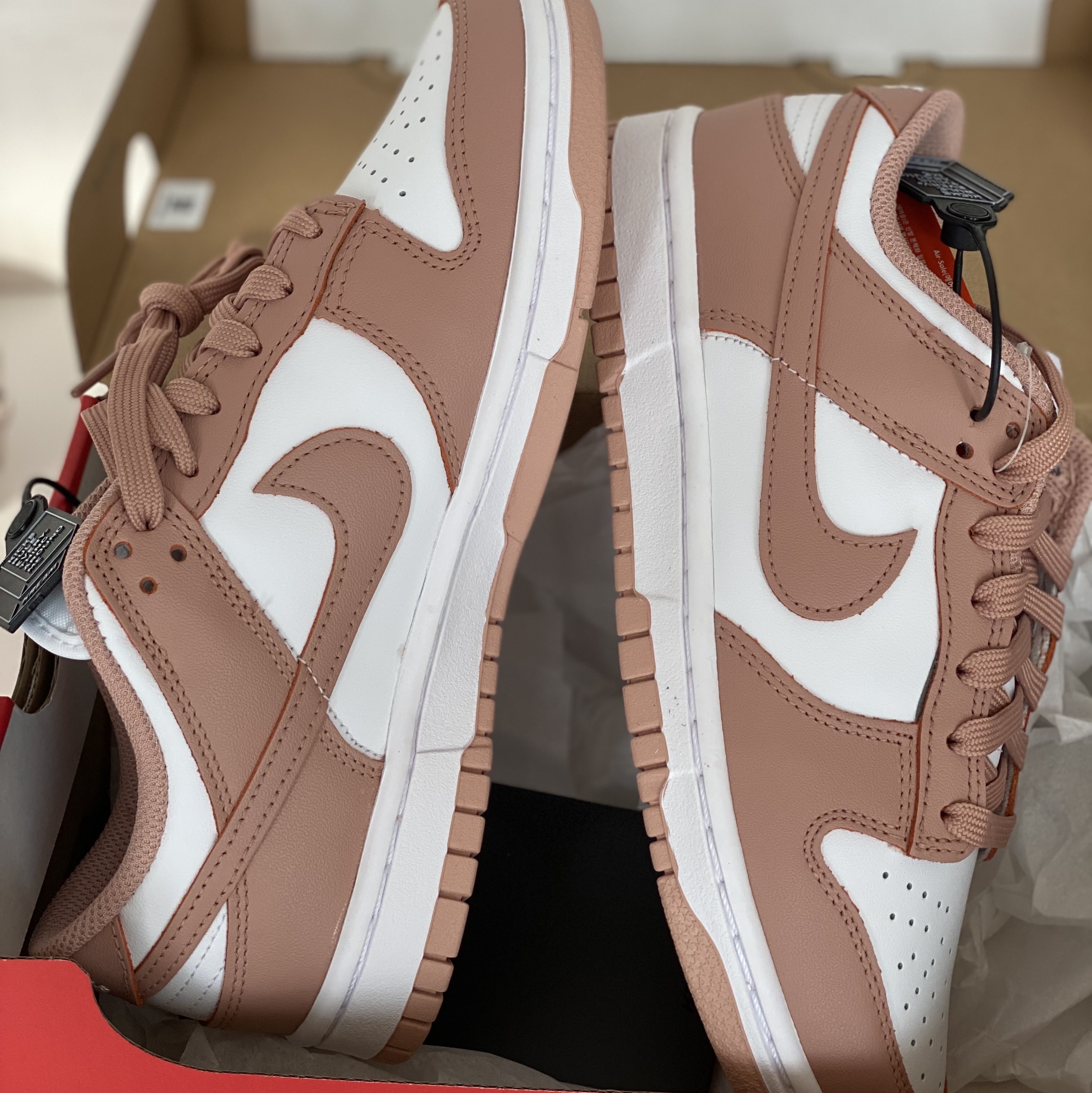 (W) Nike Dunk Low Rose Whisper 착용 스타일