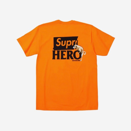 슈프림 안티히어로 도그 티셔츠 오렌지 - 22SS