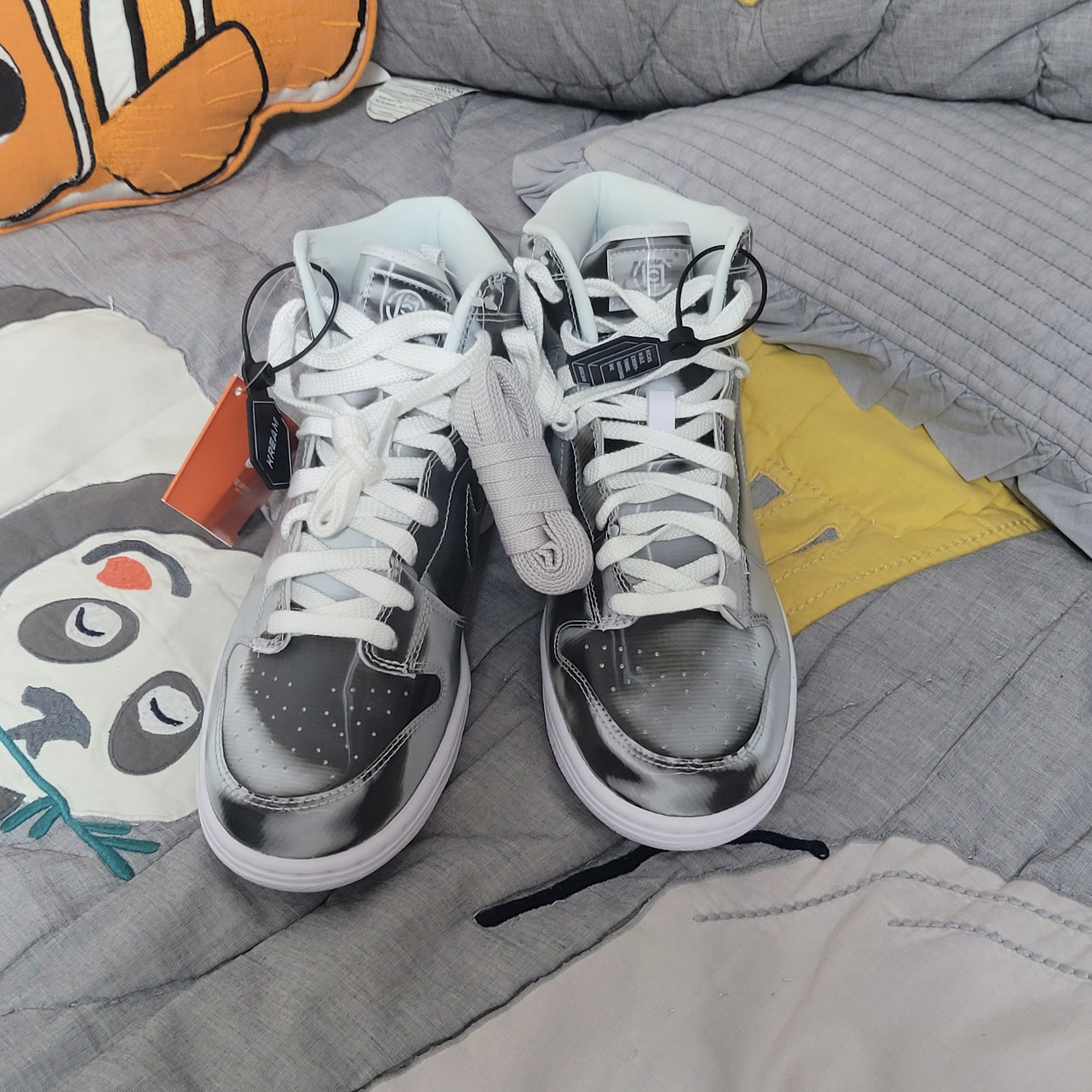 Nike x Clot Dunk High Flux 착용 스타일 - 2