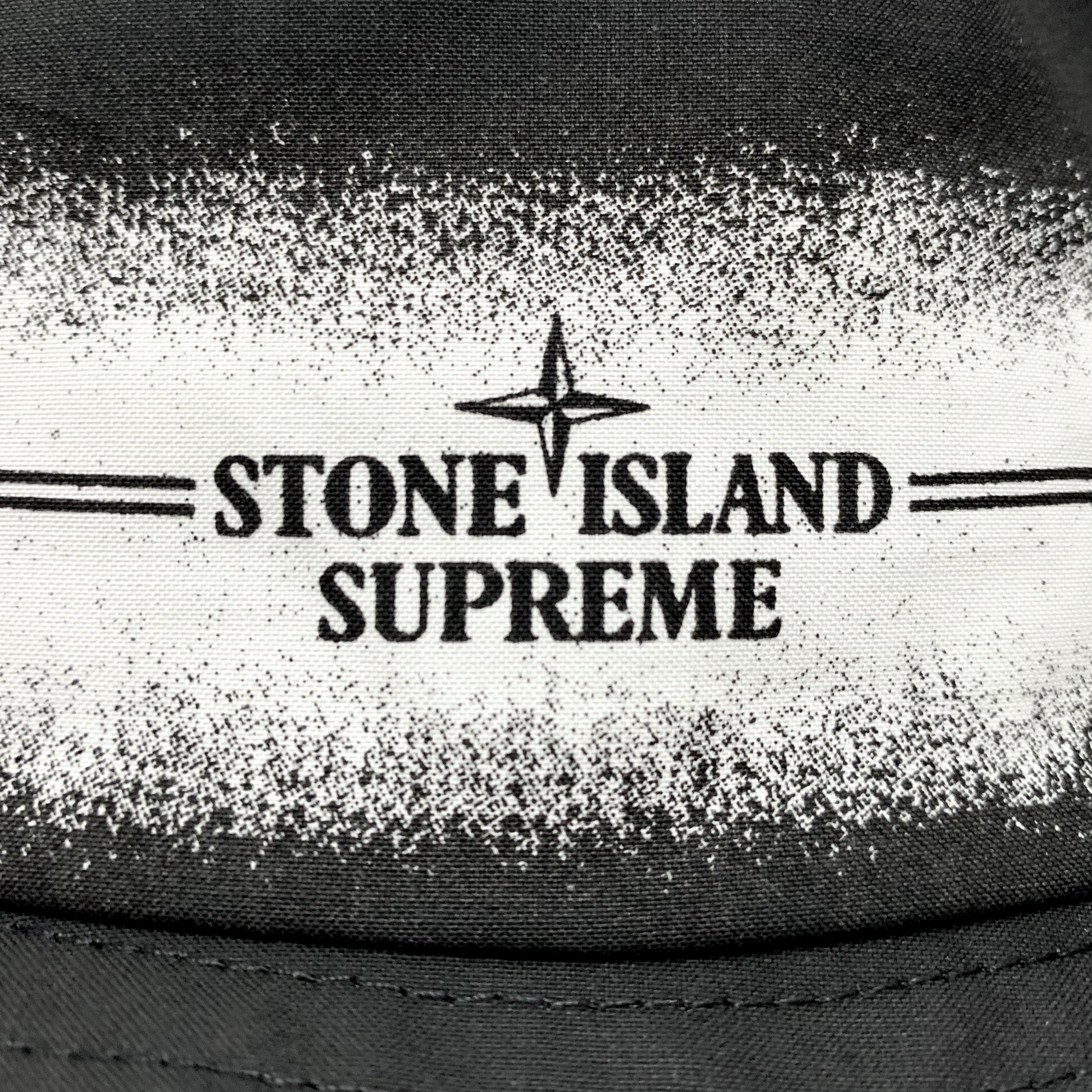 Supreme x Stone Island Stripe Crusher Black - 22SS 착용 스타일