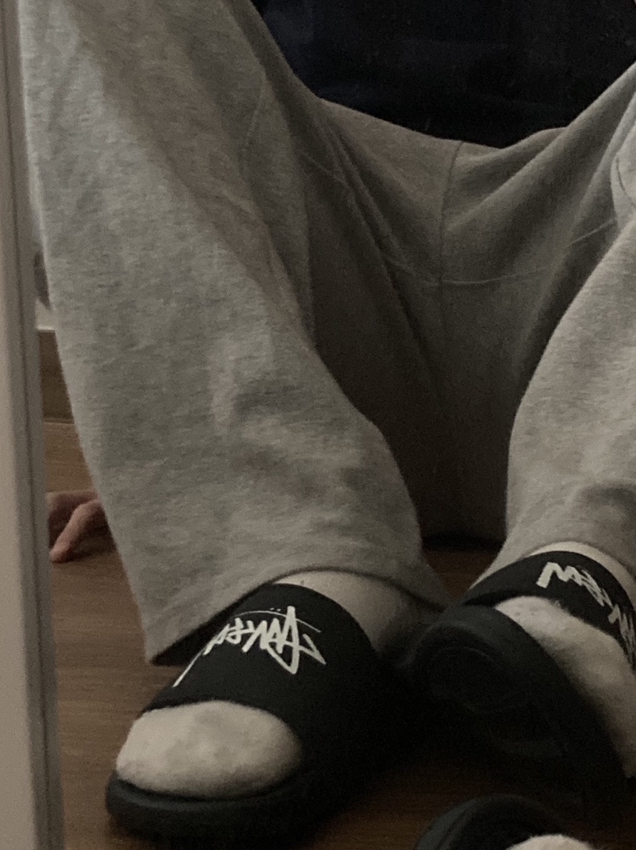 Nike x Stussy Benassi Slide Off Noir 착용 스타일