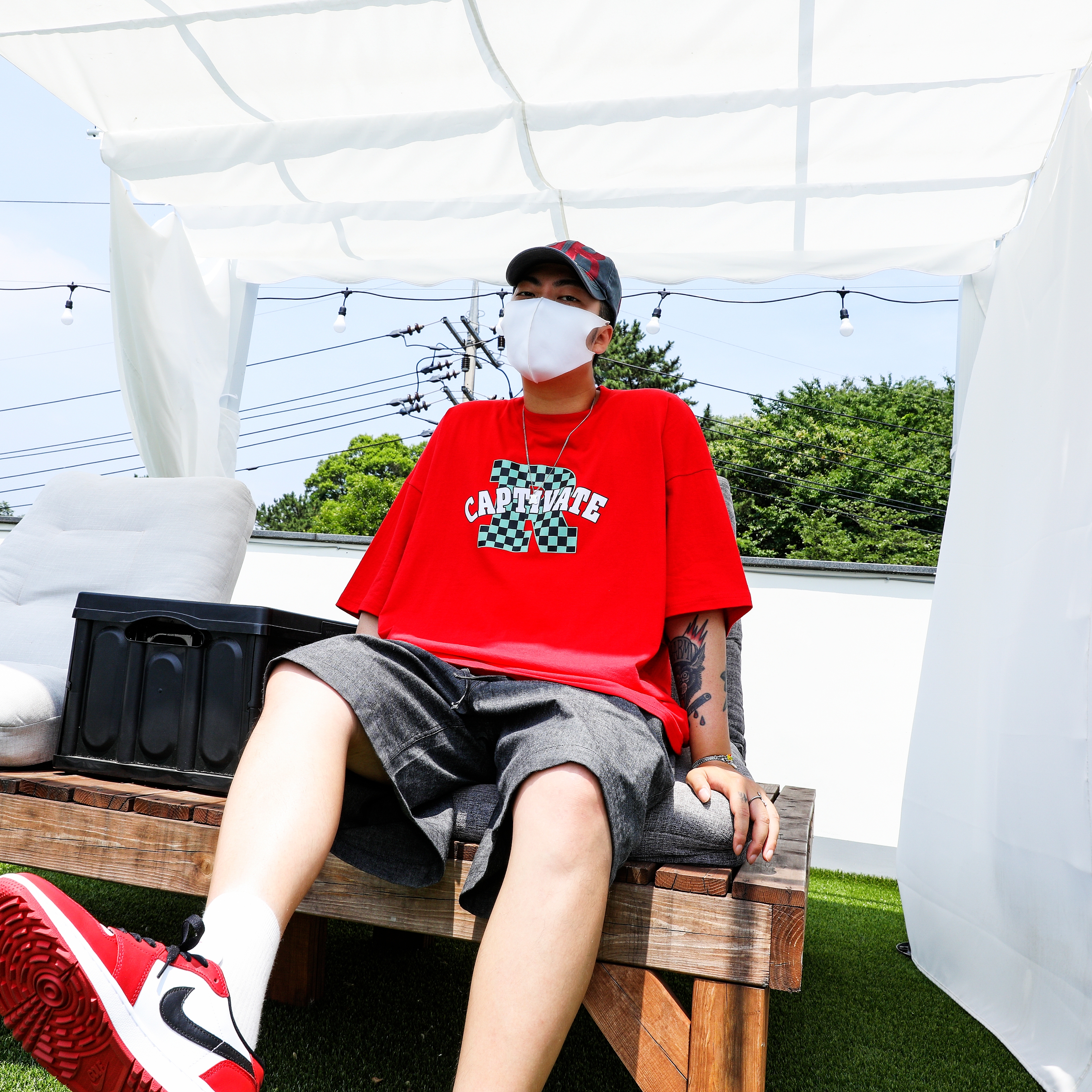 Jordan 1 Low Golf Chicago 착용 스타일 - 3