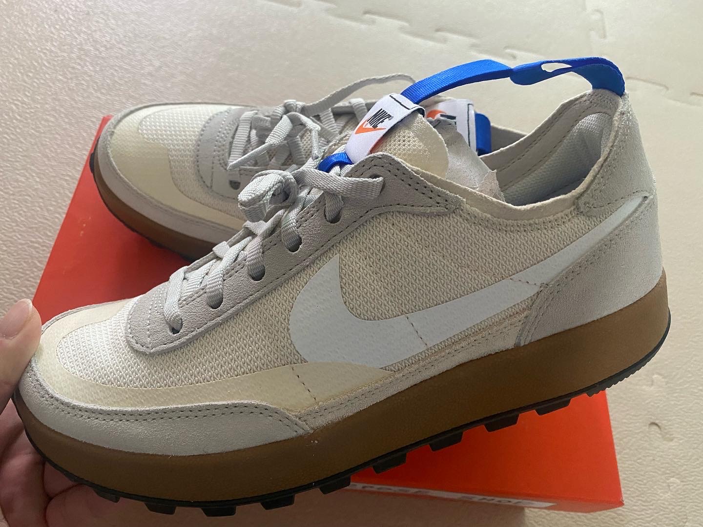 Nike x Tom Sachs General Purpose Shoe Light Cream 착용 스타일 - 2