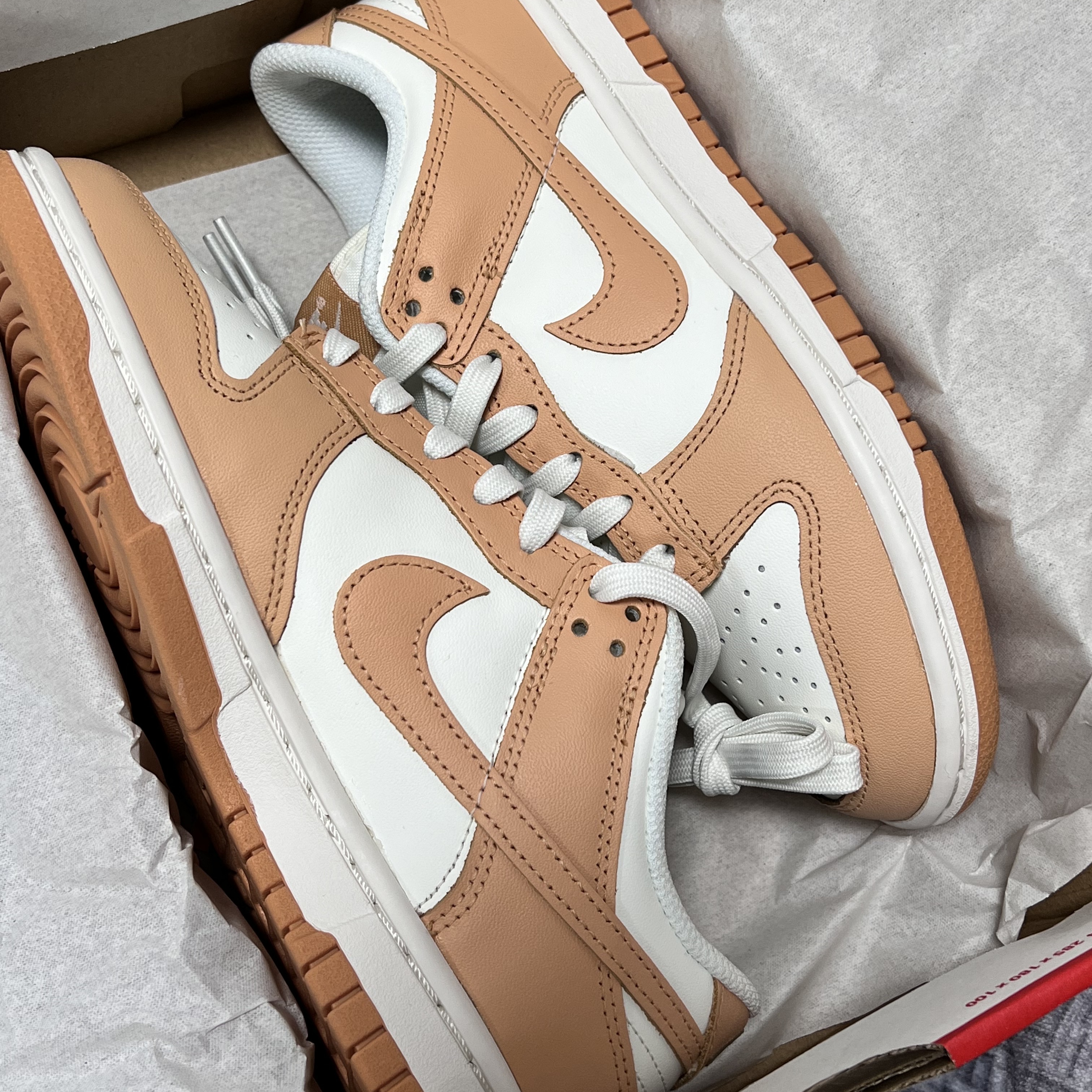 (W) Nike Dunk Low Harvest Moon 착용 스타일 - 2
