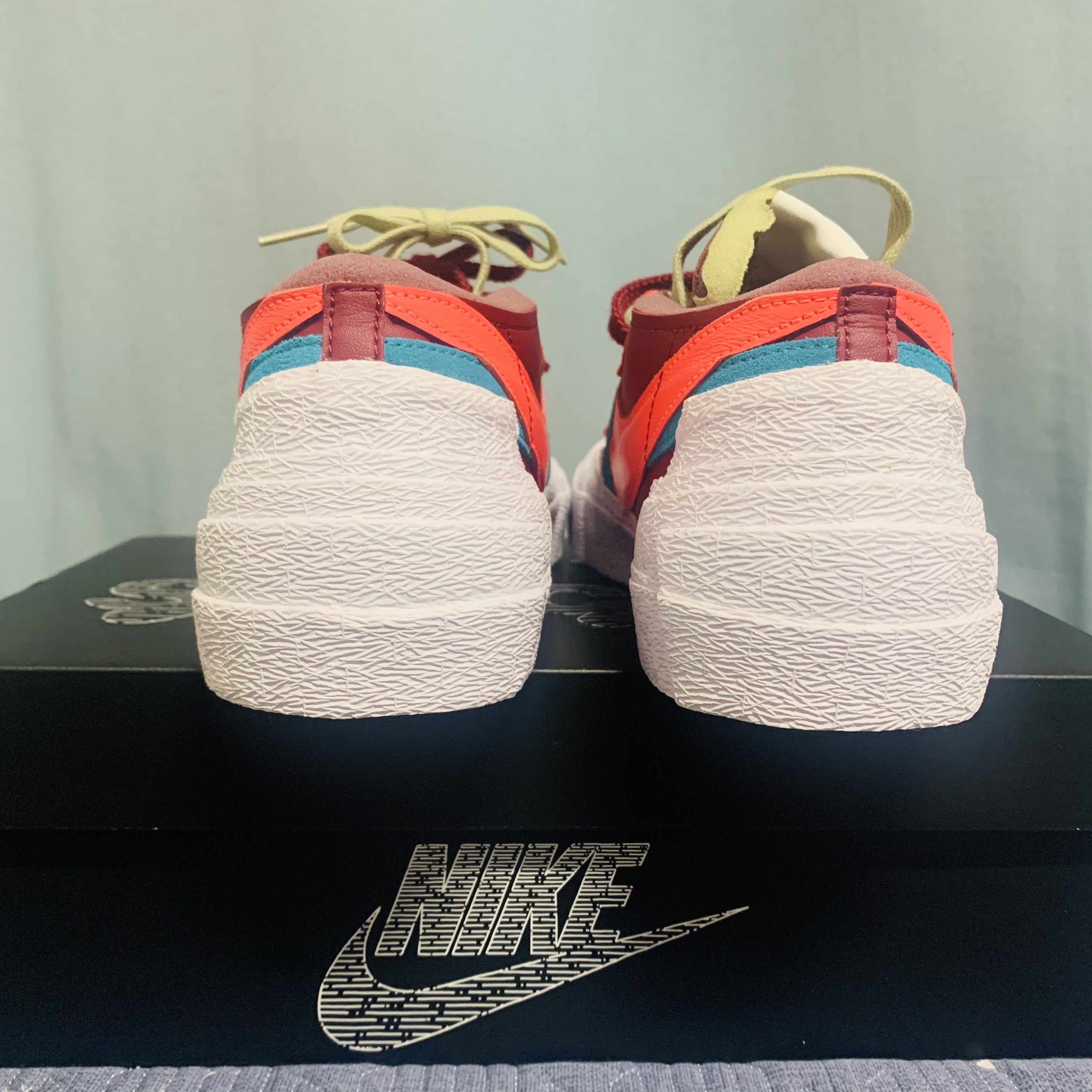 Nike x Sacai Blazer Low British Tan 착용 스타일 - 4