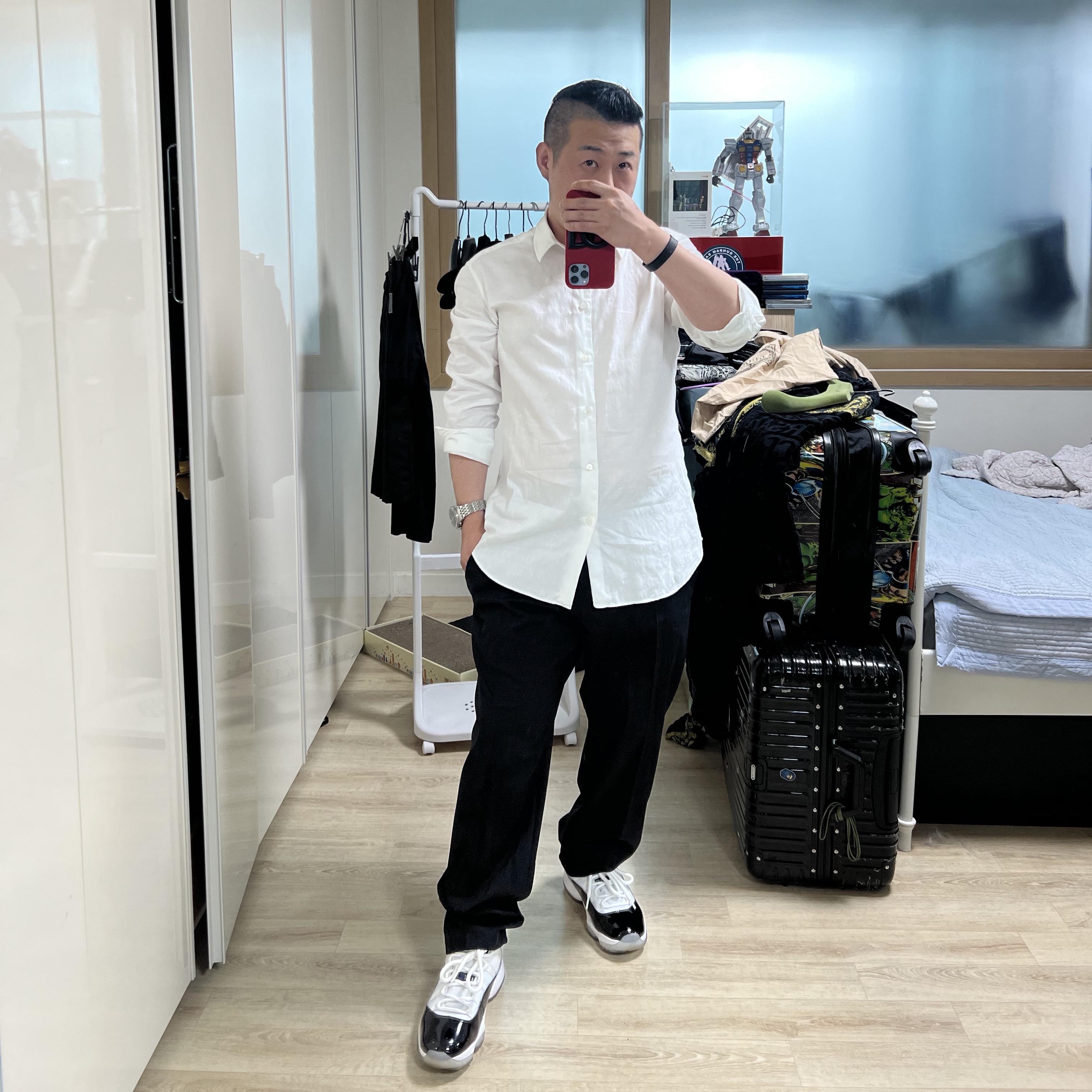 Jordan 11 Retro Concord 2018 착용 스타일