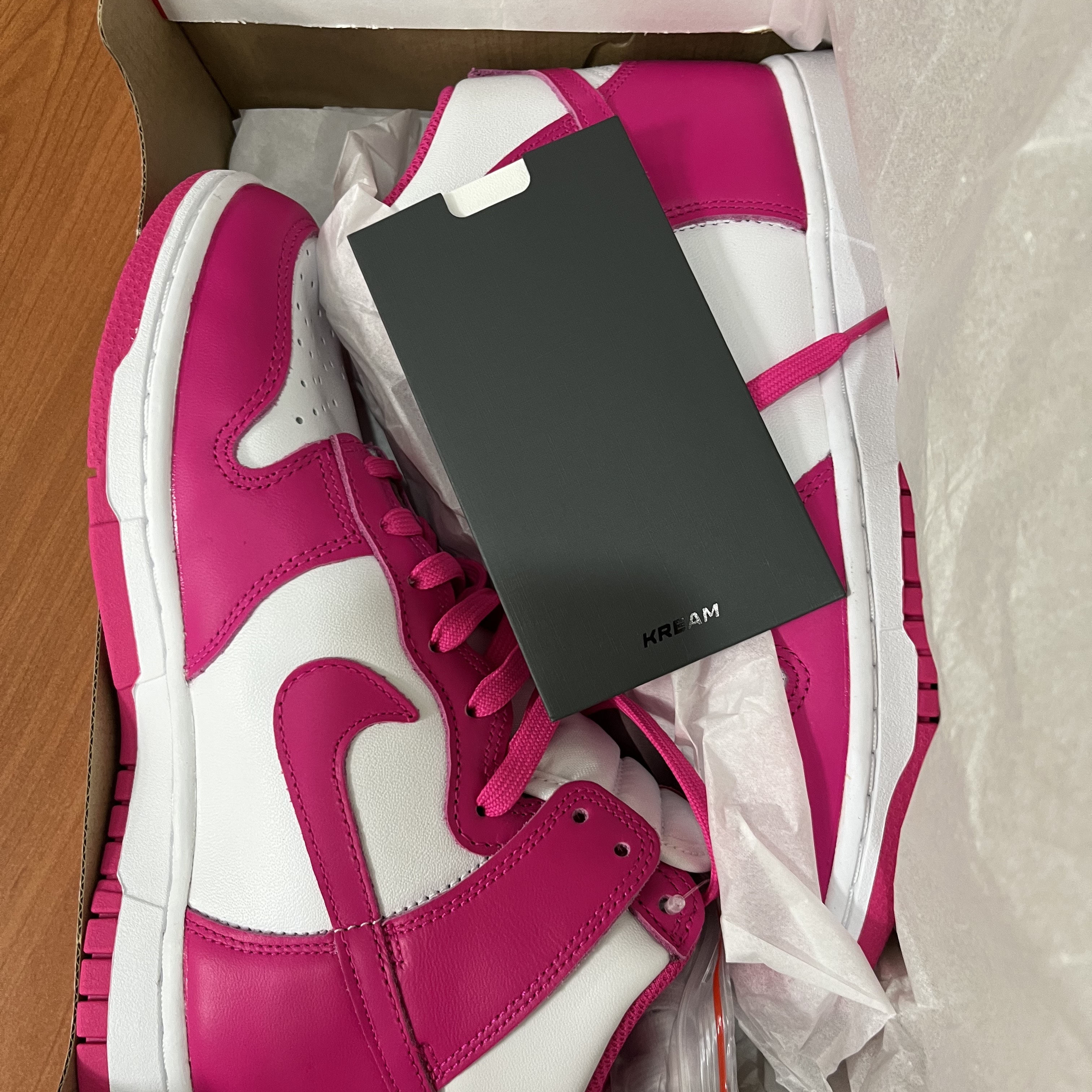 (W) Nike Dunk High Pink Prime 착용 스타일