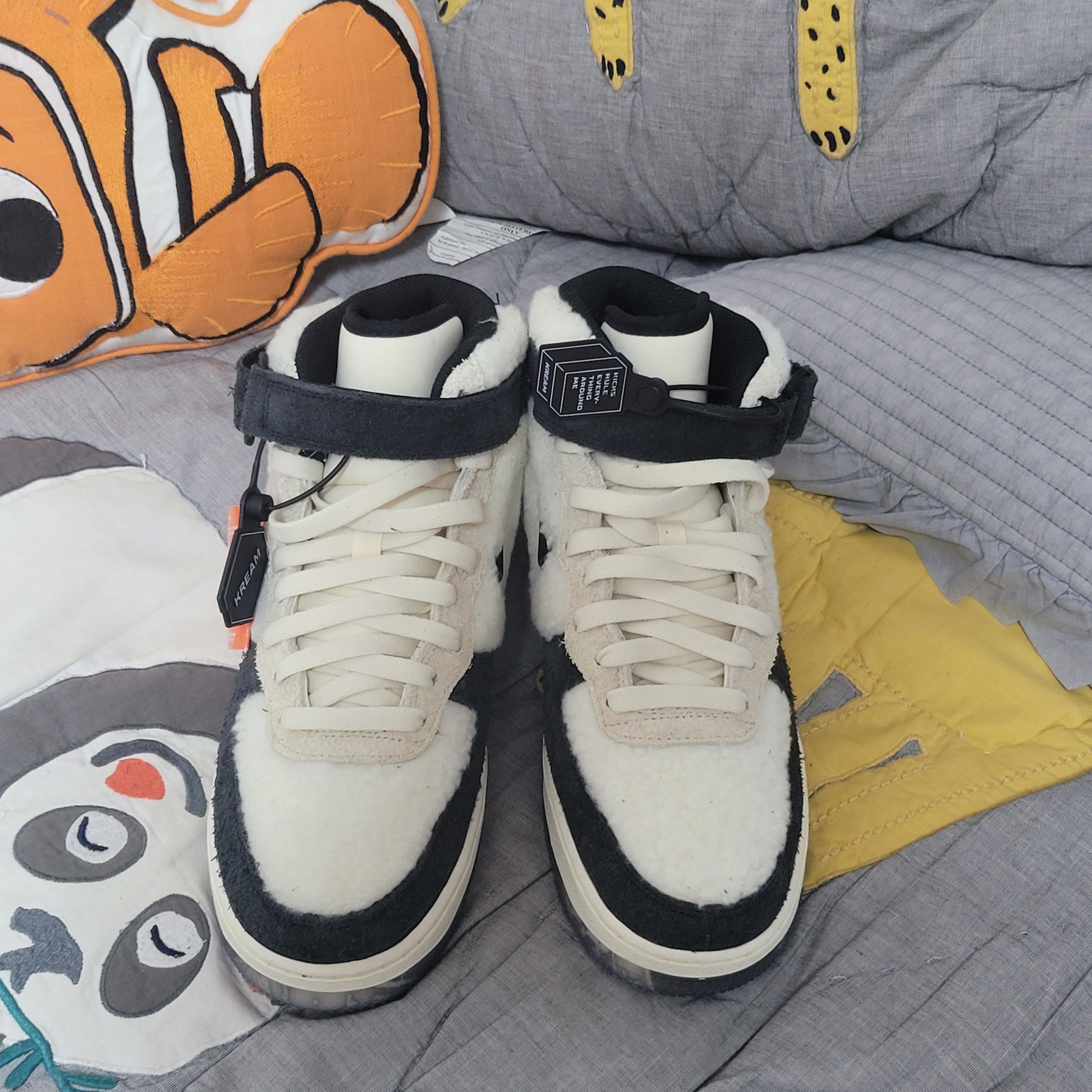 Jordan 2 x Union Retro SP Grey Fog, Nike Air Force 1 Mid '07 Premium Culture Day 착용 스타일 - 4