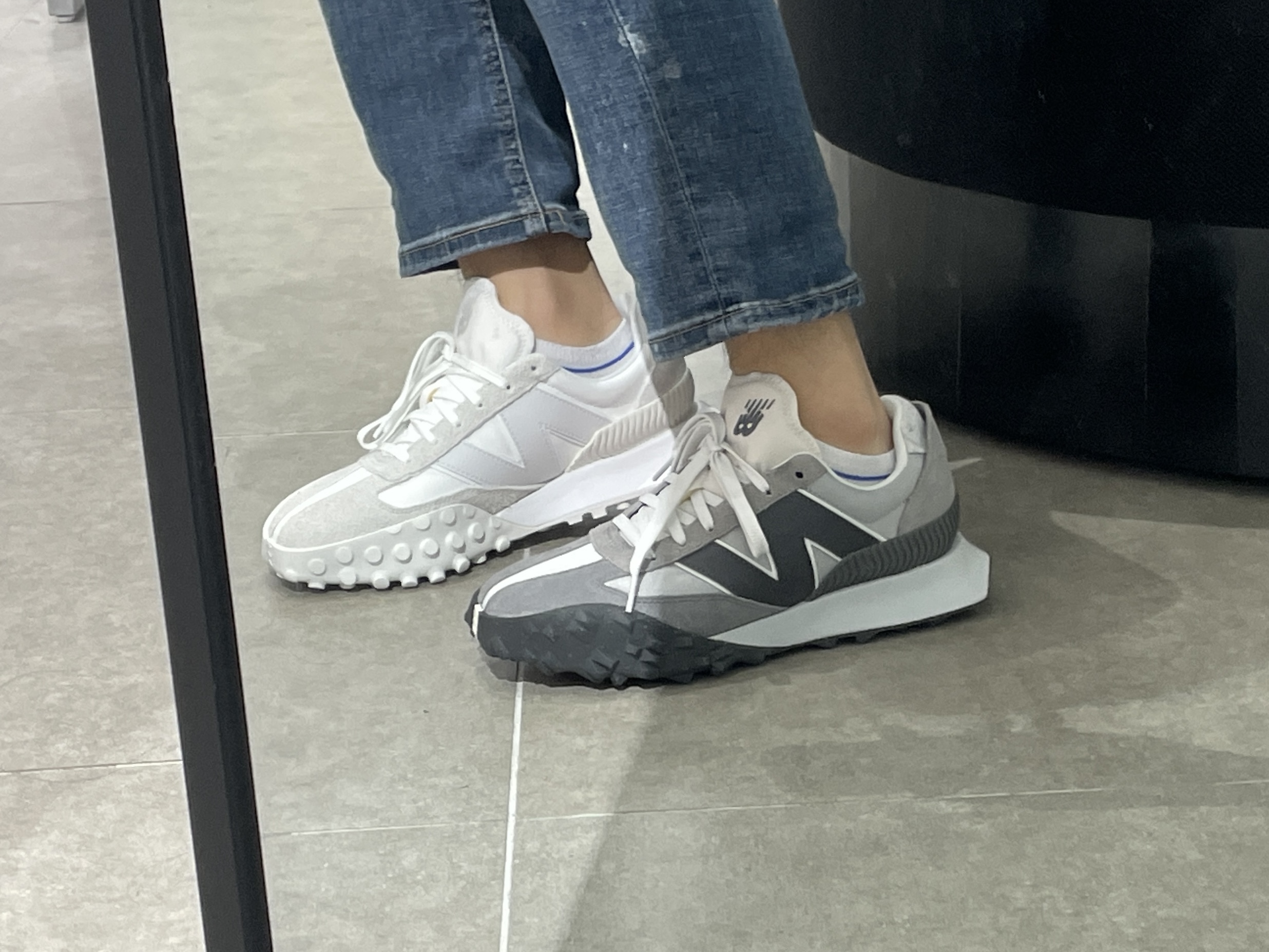 New Balance XC-72 Summer Fog Nimbus Cloud, New Balance XC-72 Grey 착용 스타일 - 2