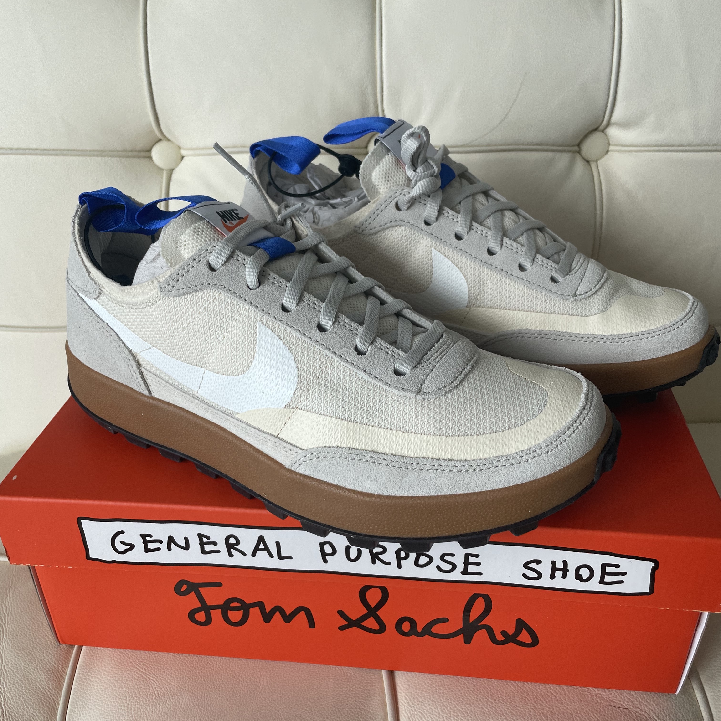 Nike x Tom Sachs General Purpose Shoe Light Cream 착용 스타일 - 3