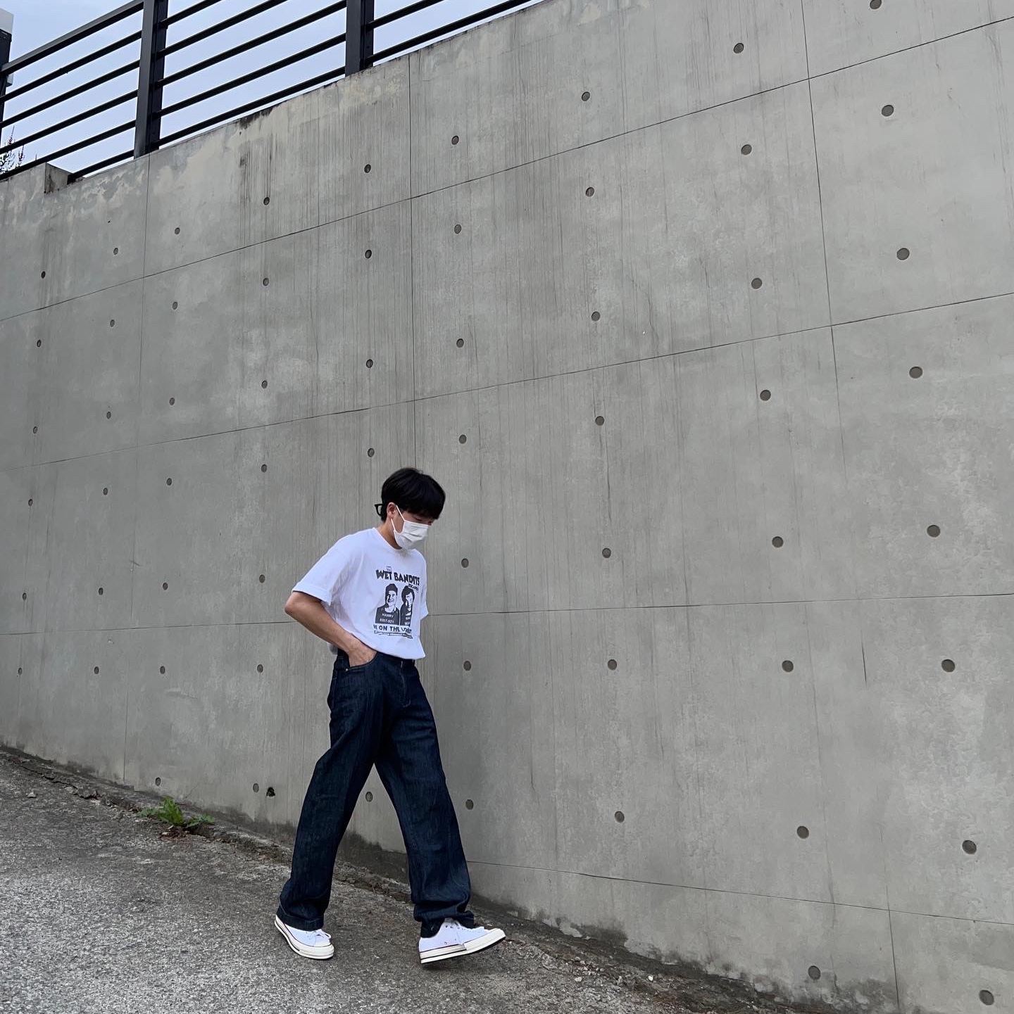 Converse Chuck 70 Ox White - Standard 착용 스타일 - 4