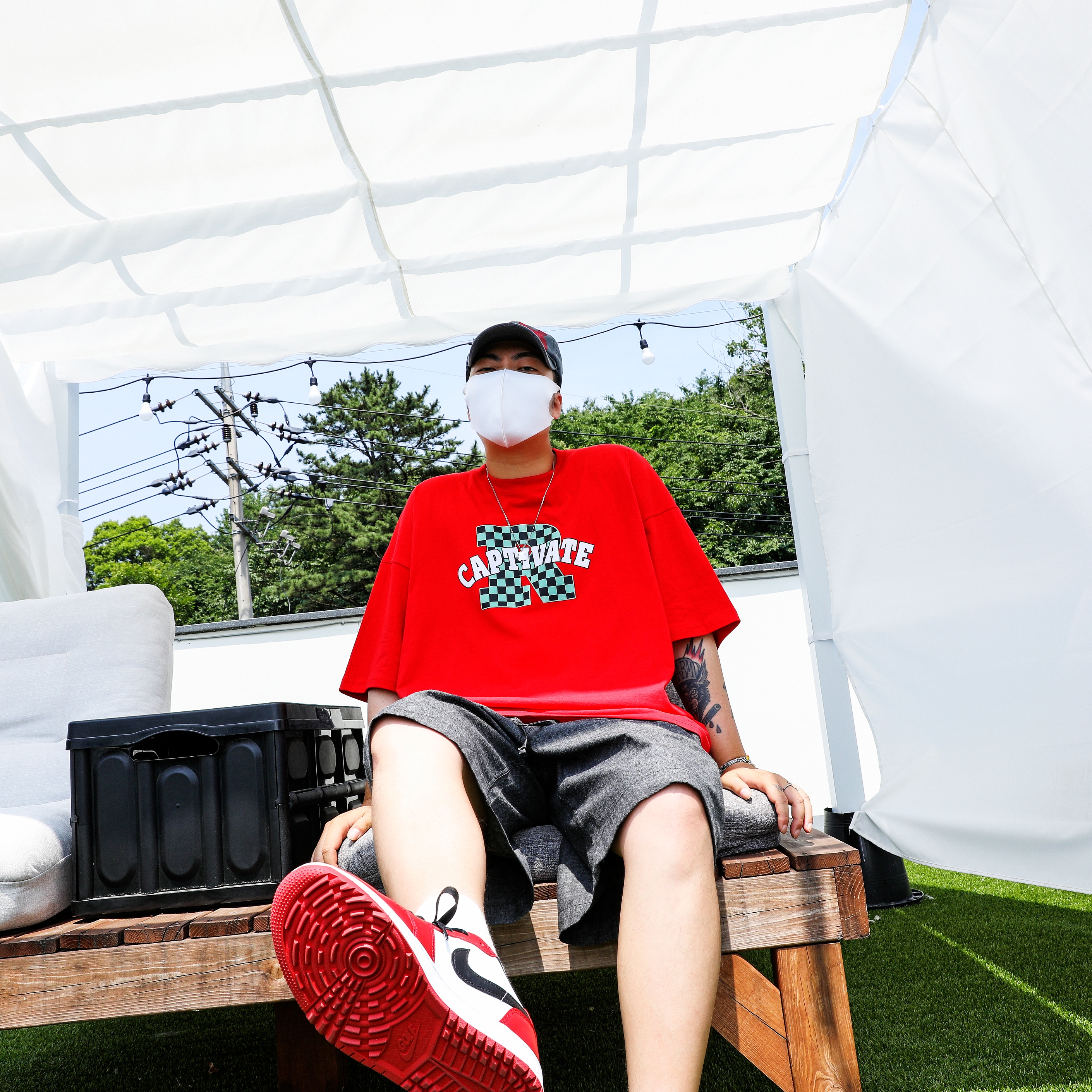 Jordan 1 Low Golf Chicago 착용 스타일 - 2