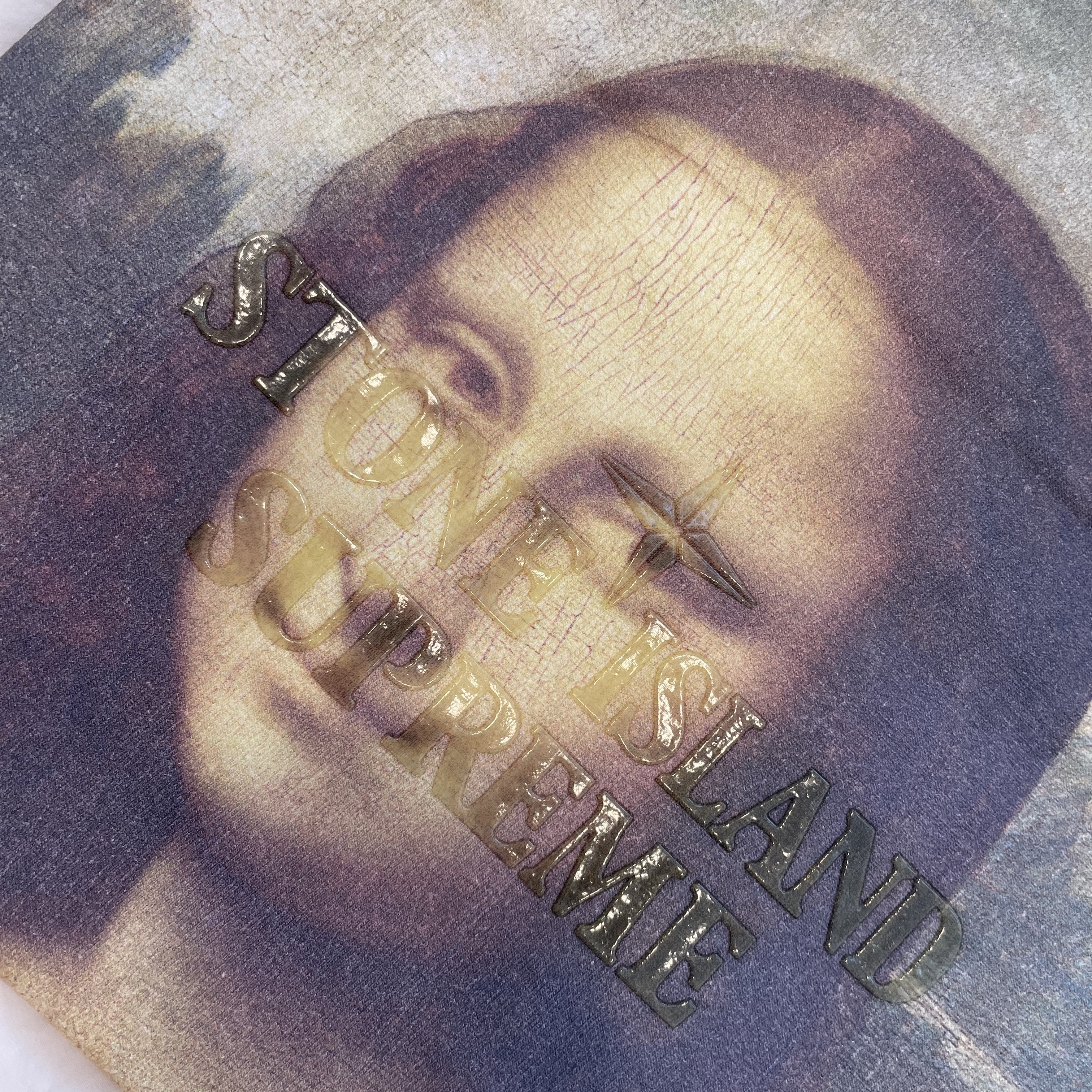 Supreme x Stone Island S/S Top Mona Lisa - 22SS 착용 스타일