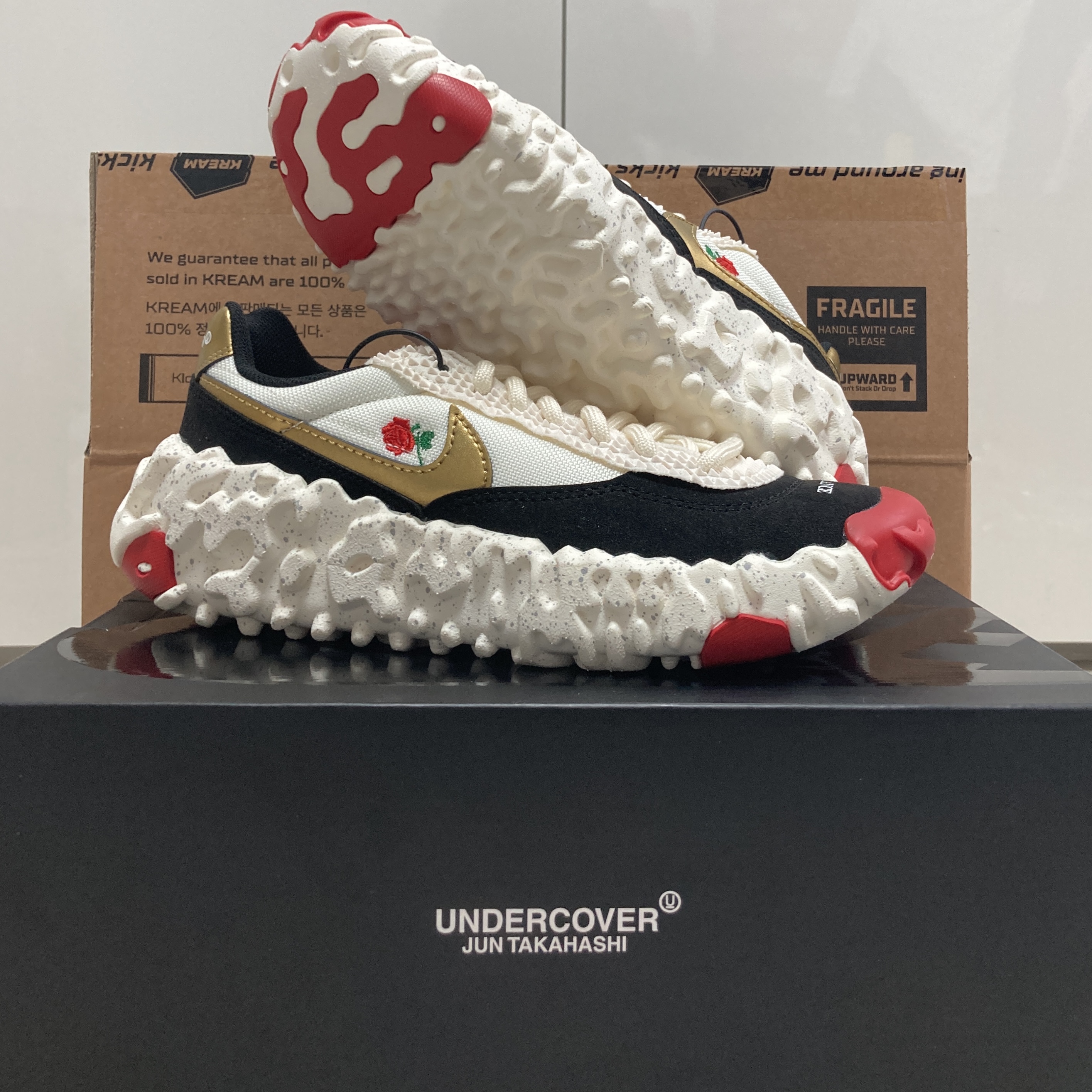 Nike x Undercover Overbreak Sail Gold 착용 스타일