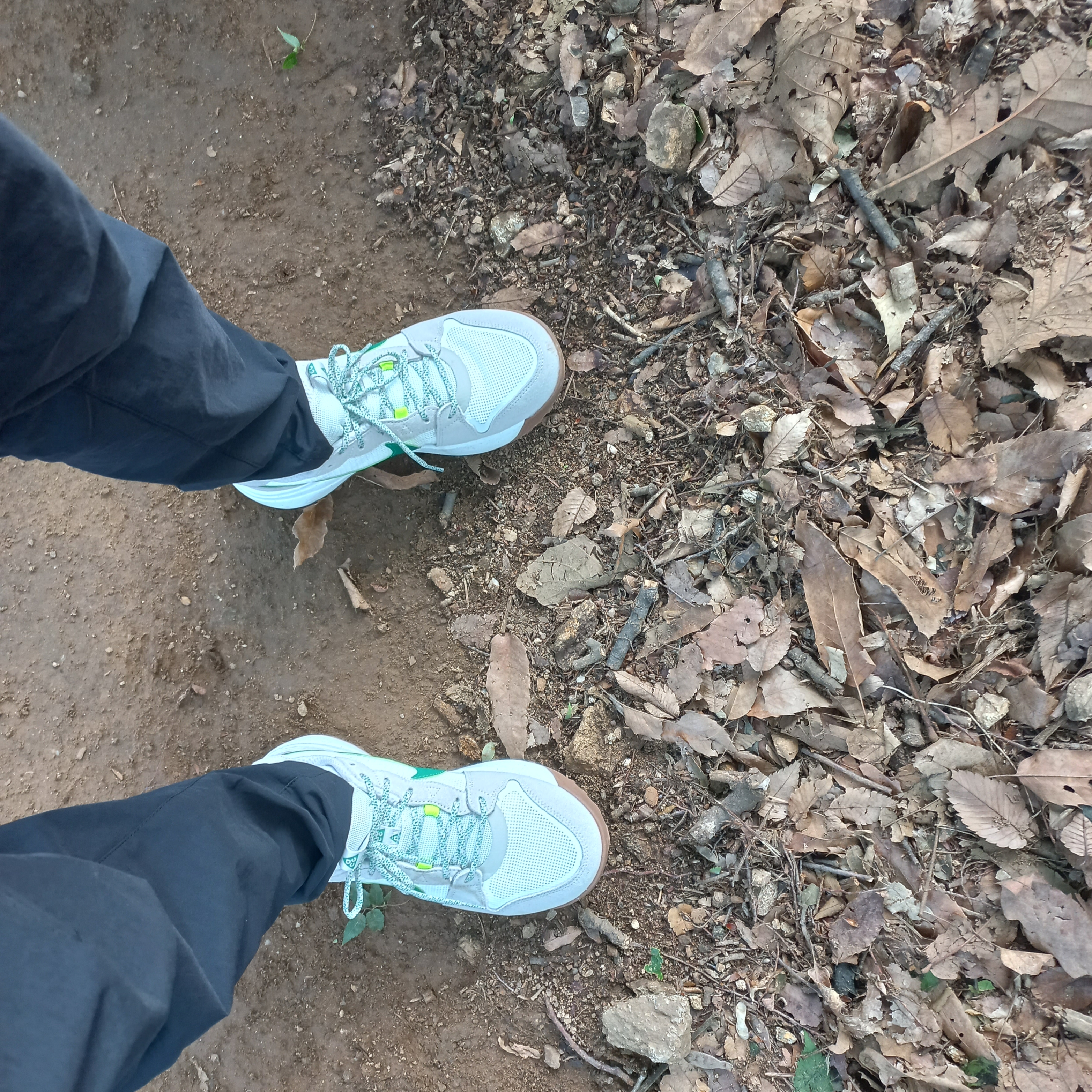 Nike ACG Lowcate Light Iron Ore 착용 스타일