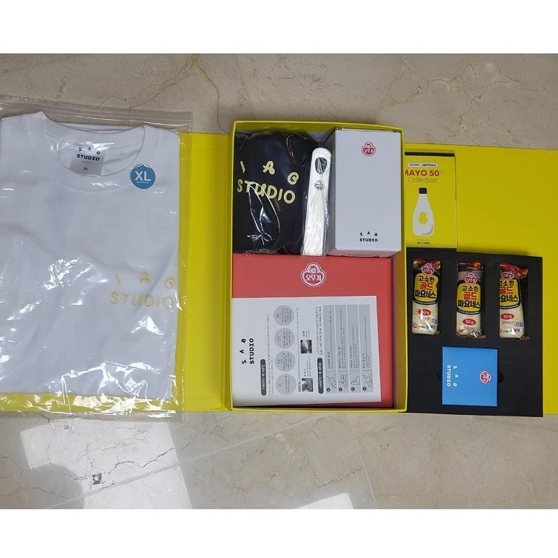 IAB Studio x Ottogi Mayonnaise 50th Anniversary Cooking Kit (Without Mini Mayonnaise) 착용 스타일 - 1