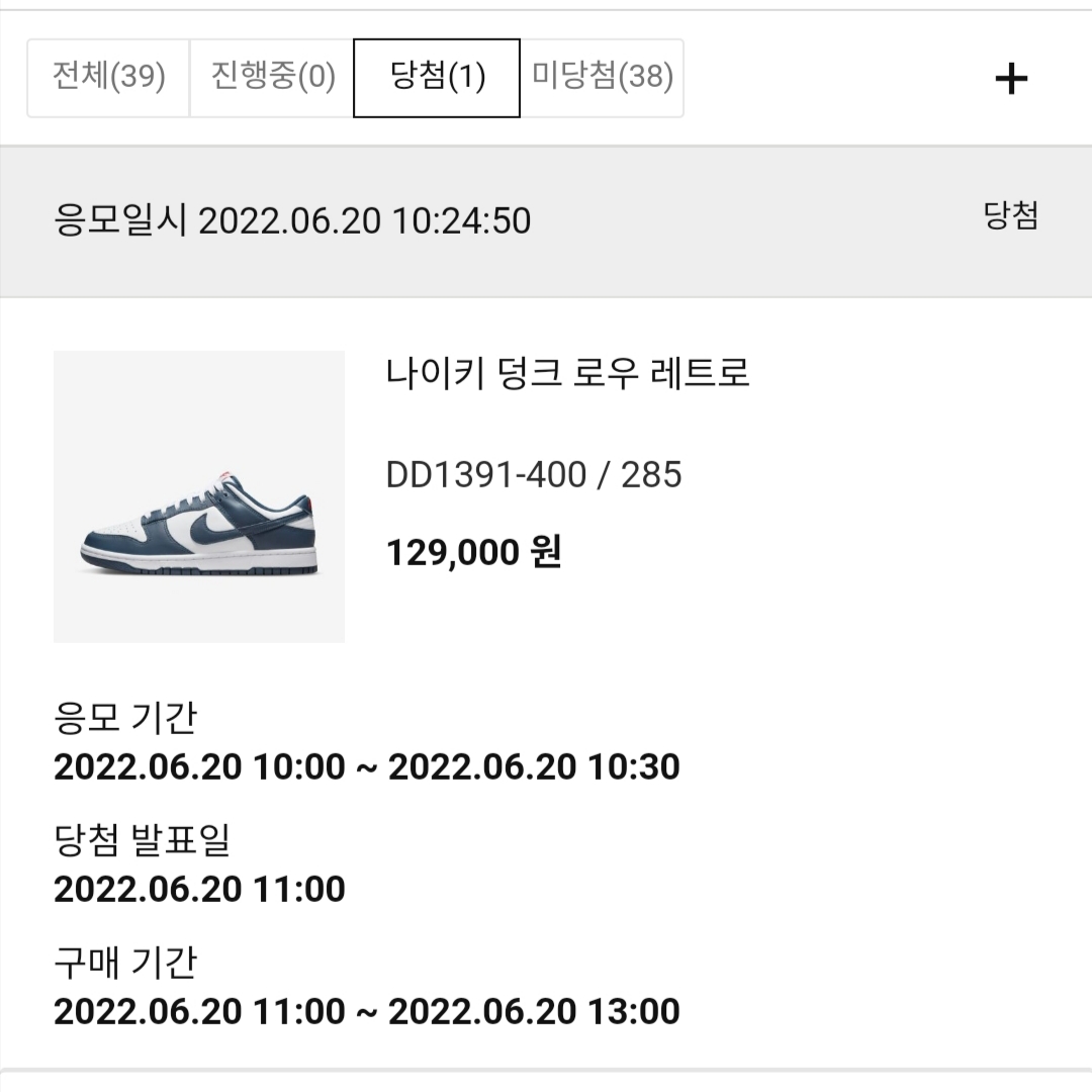 Nike Dunk Low Retro Valerian Blue 착용 스타일