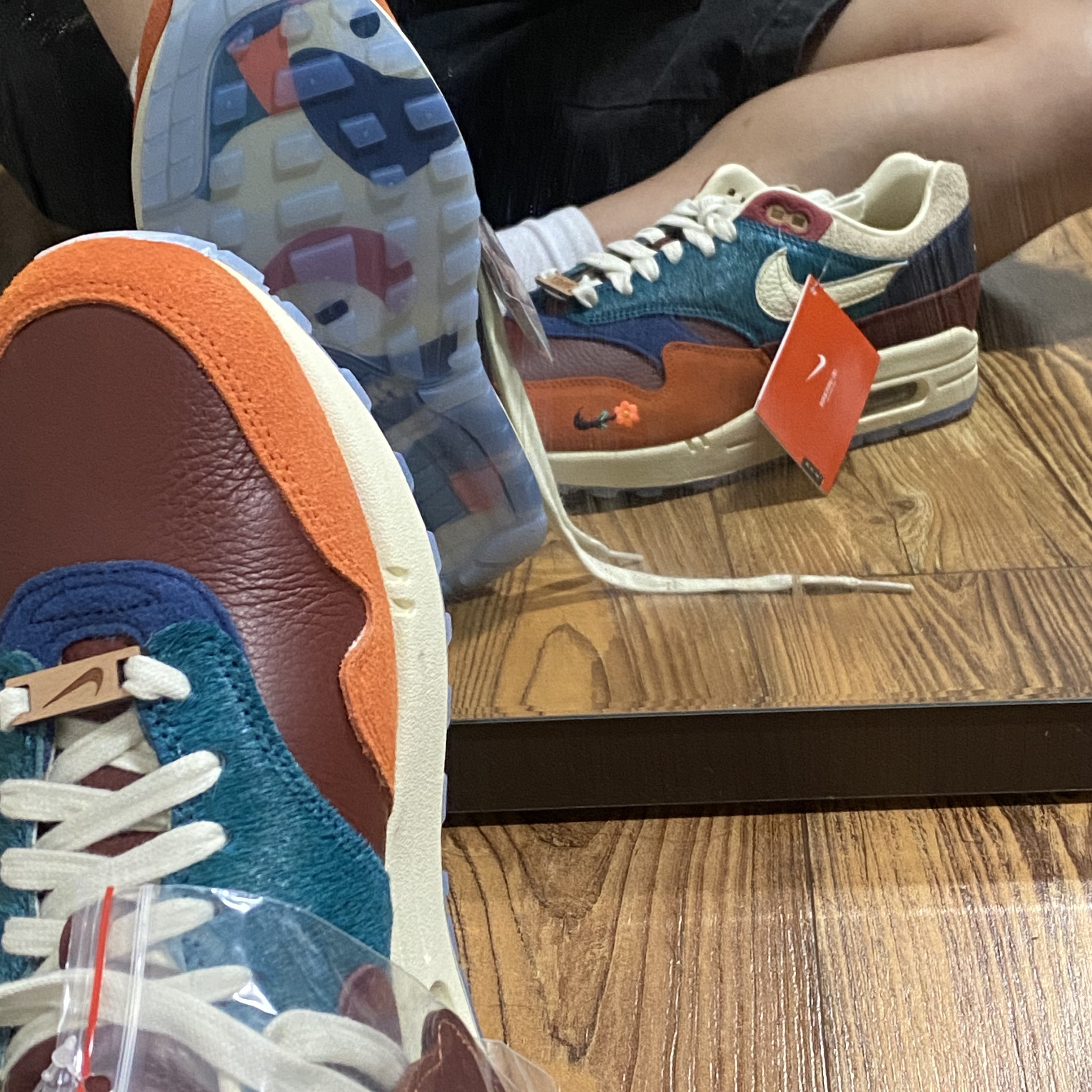 Nike x Kasina Air Max 1 SP Won-Ang Orange 착용 스타일 - 2
