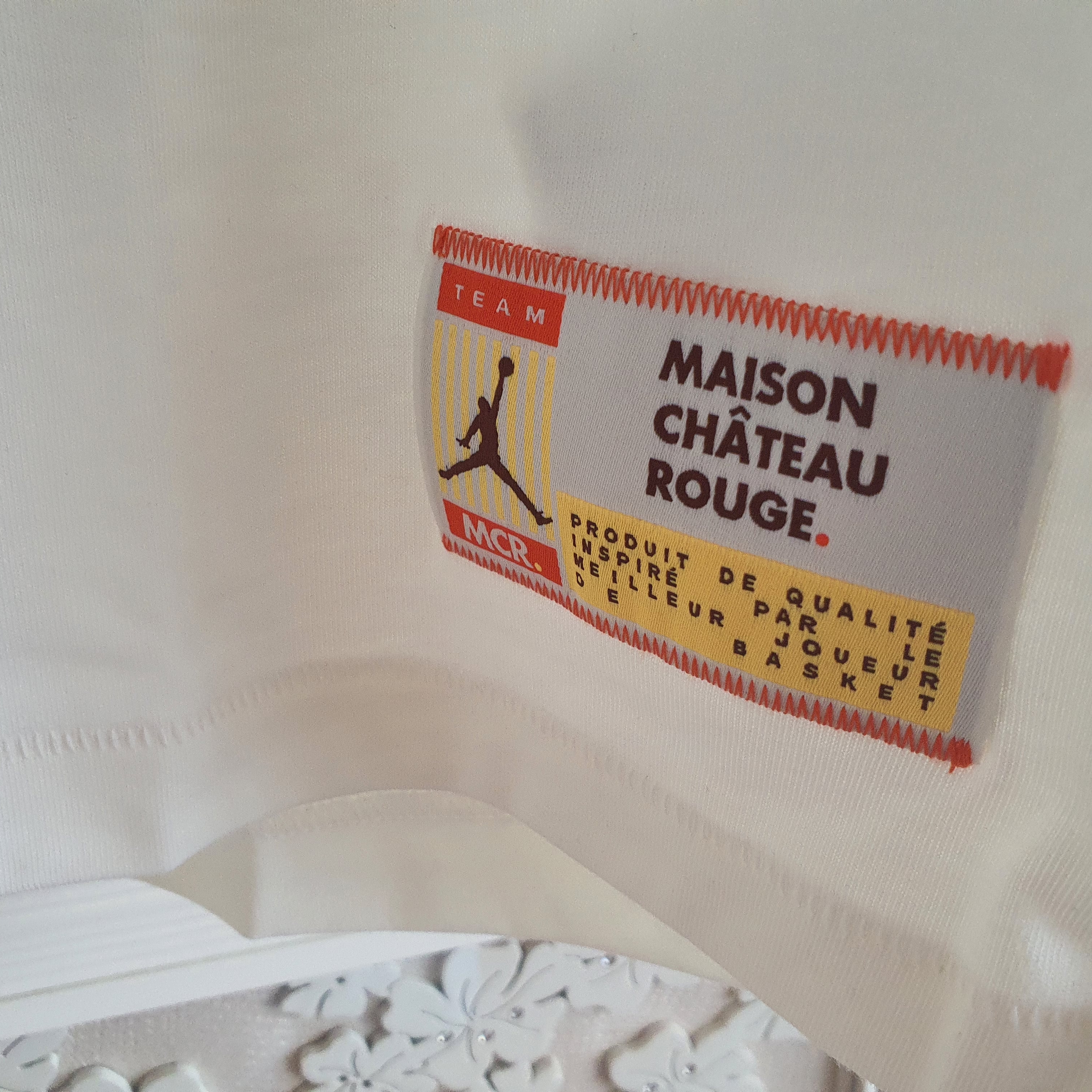 Jordan x Maison Chateau Rouge T-Shirt Sail - Asia 착용 스타일 - 3
