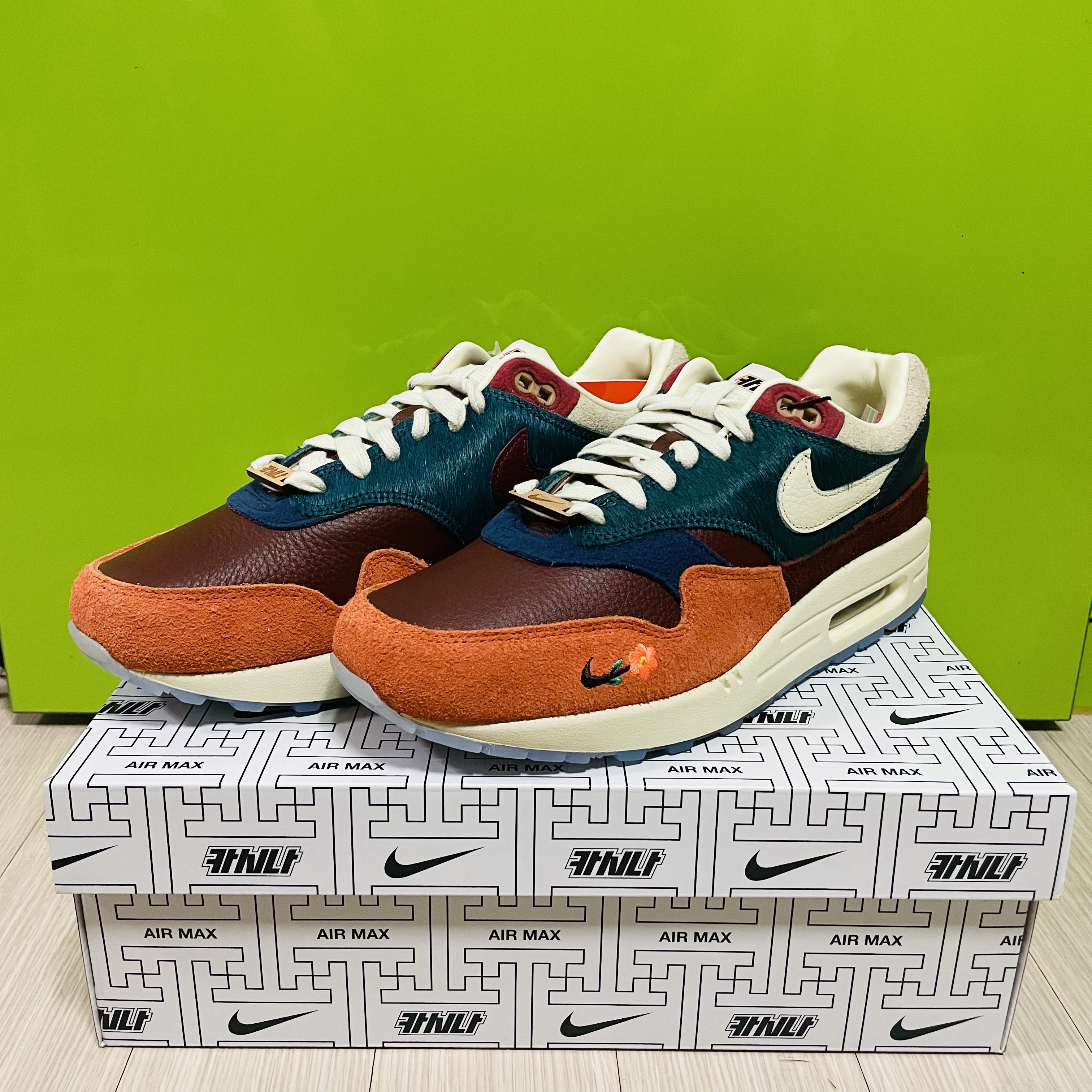 Nike x Kasina Air Max 1 SP Won-Ang Orange 착용 스타일 - 1