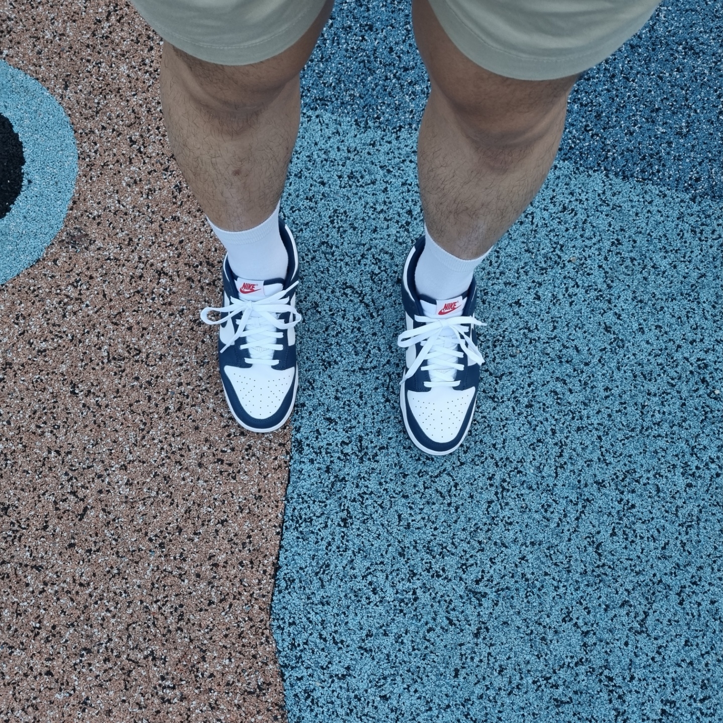 Nike Dunk Low Retro Valerian Blue 착용 스타일 - 1