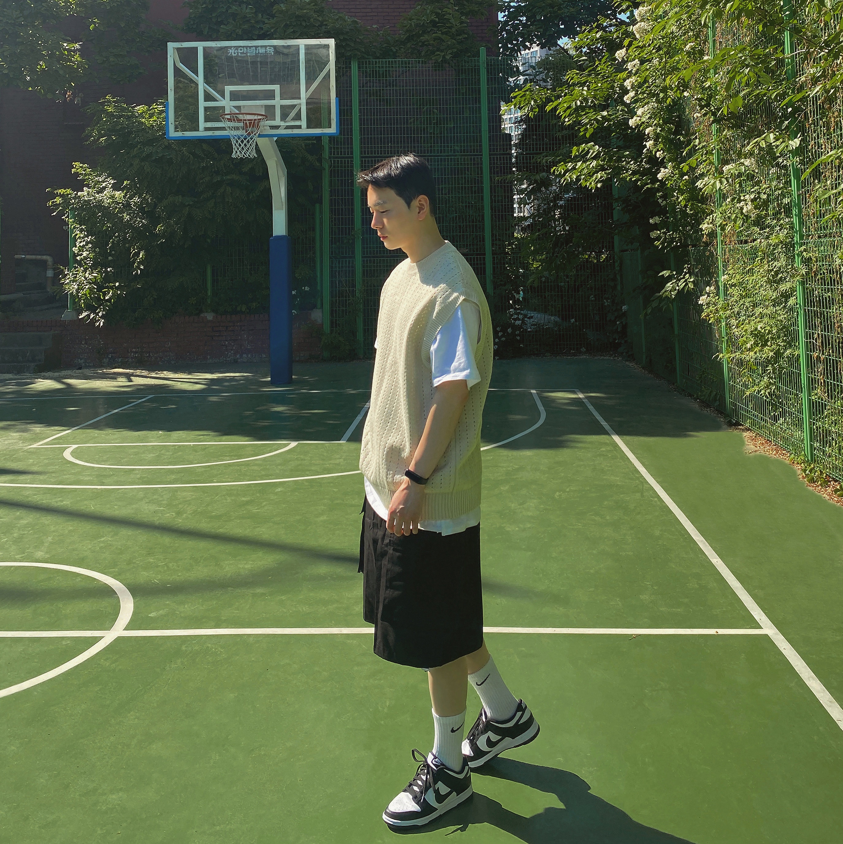 Nike Dunk Low Retro Black 착용 스타일