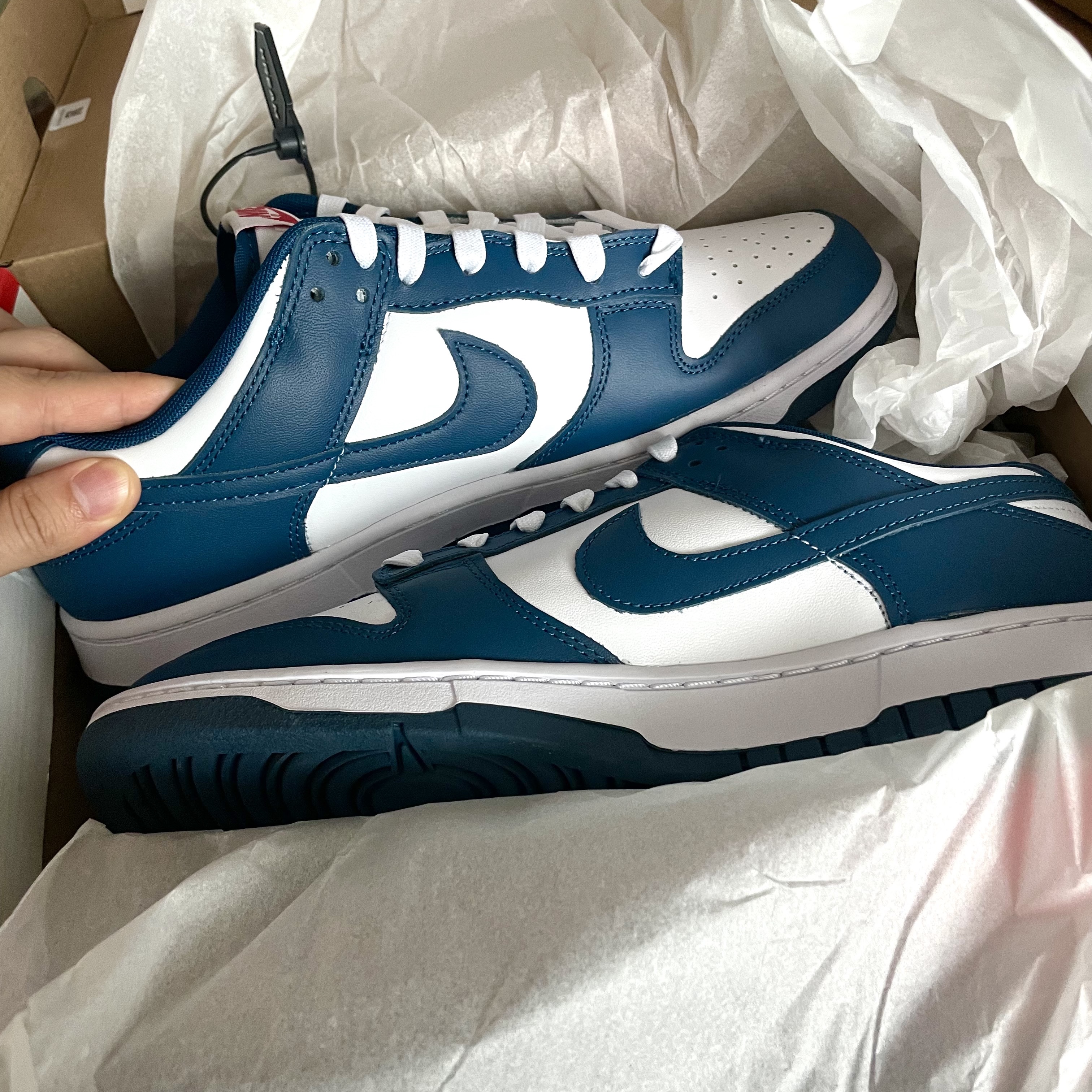 Nike Dunk Low Retro Valerian Blue 착용 스타일
