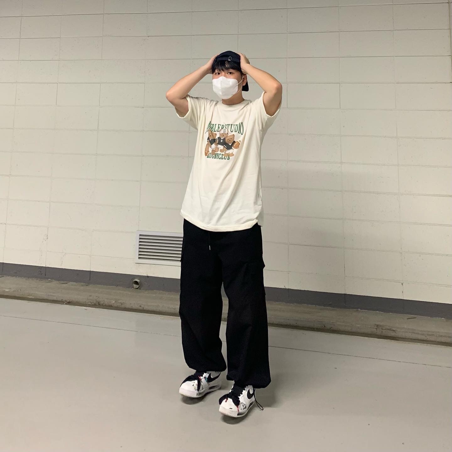 Nike x Peaceminusone Air Force 1 Low Para-Noise 2.0 착용 스타일 - 1