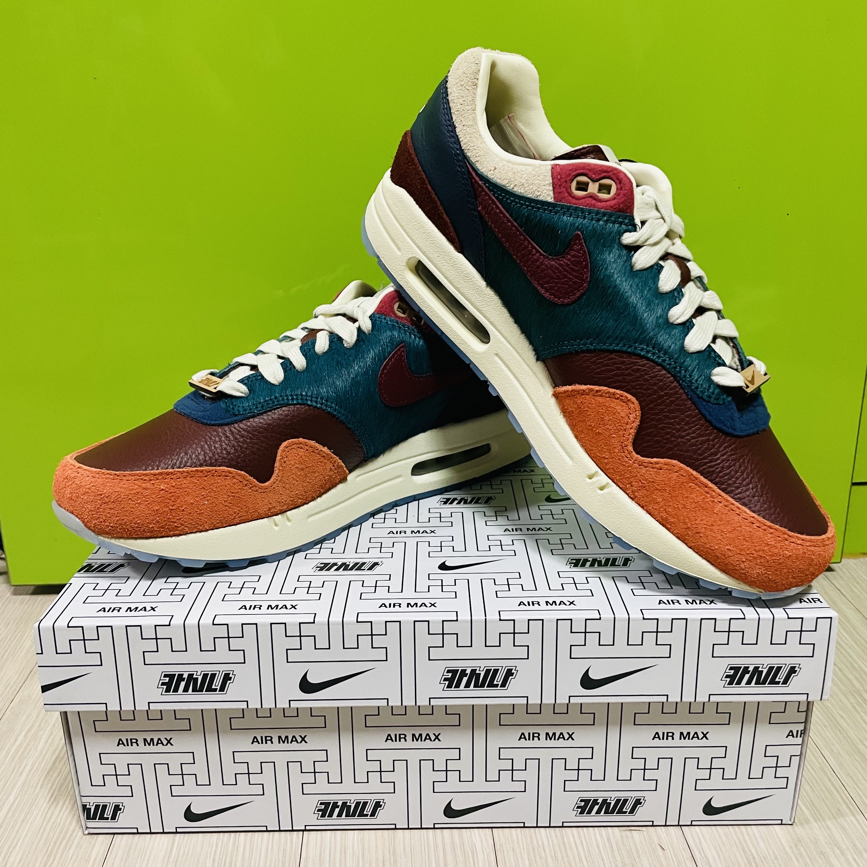 Nike x Kasina Air Max 1 SP Won-Ang Orange 착용 스타일 - 2