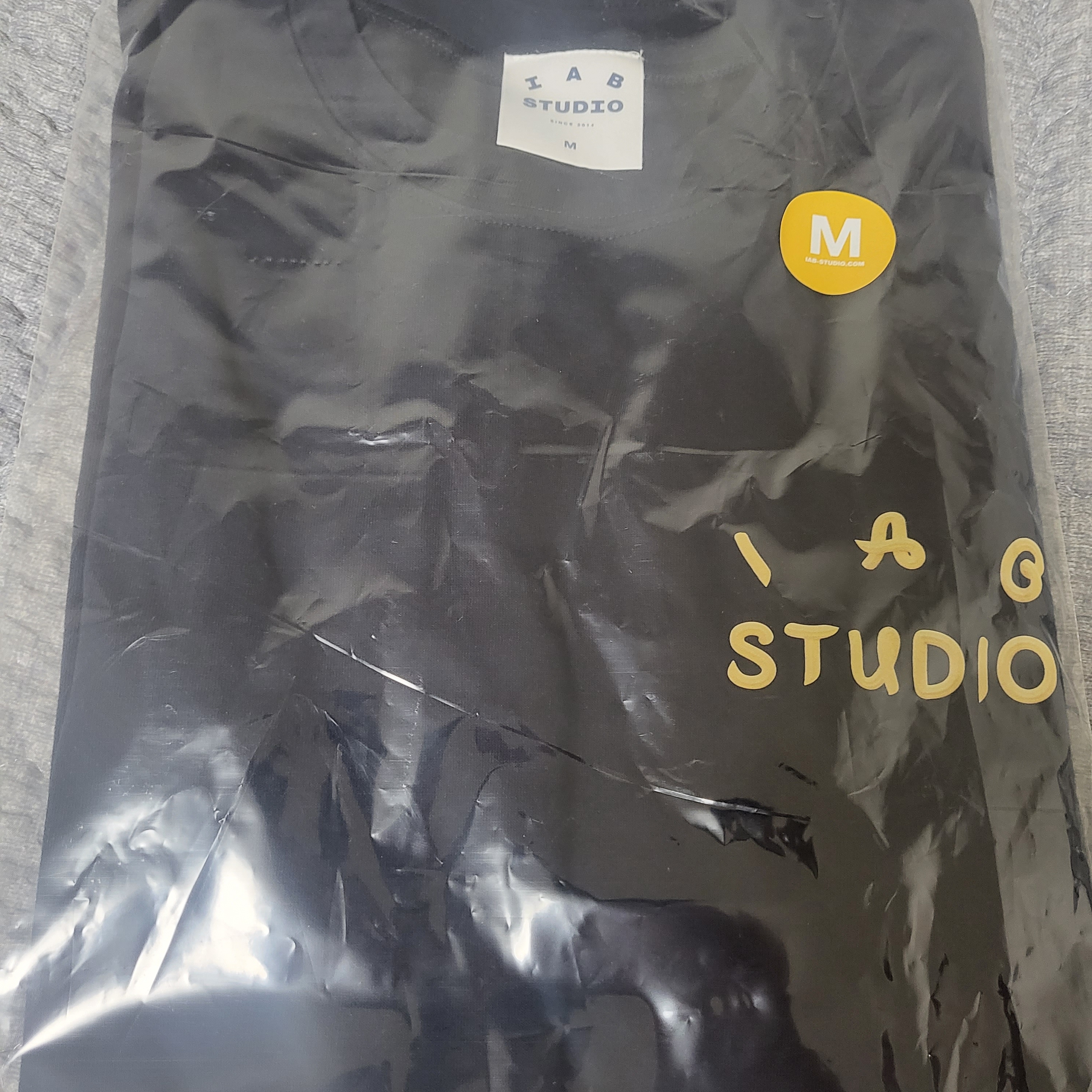 IAB Studio x Ottogi Mayonnaise 50th Anniversary T-Shirt Navy 착용 스타일