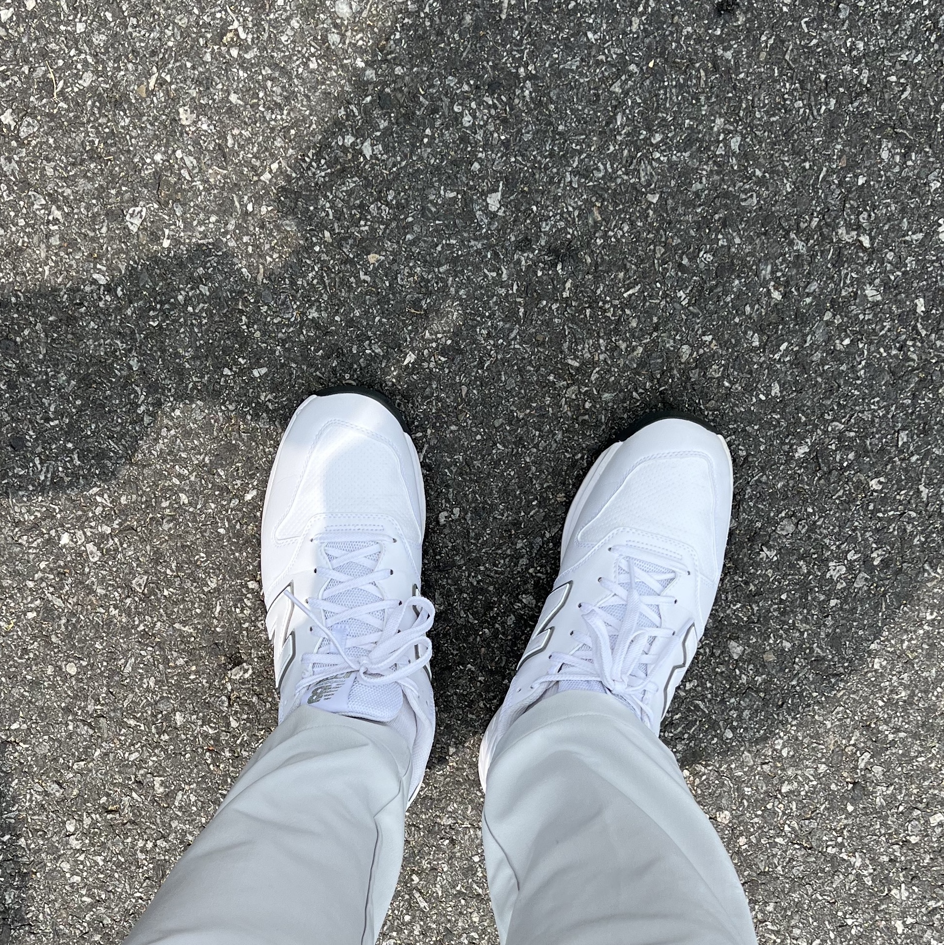 New Balance 996 Golf White 착용 스타일