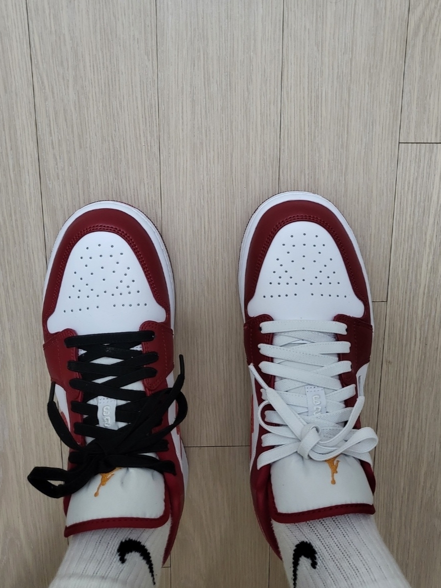 Jordan 1 Low Cardinal Red 착용 스타일
