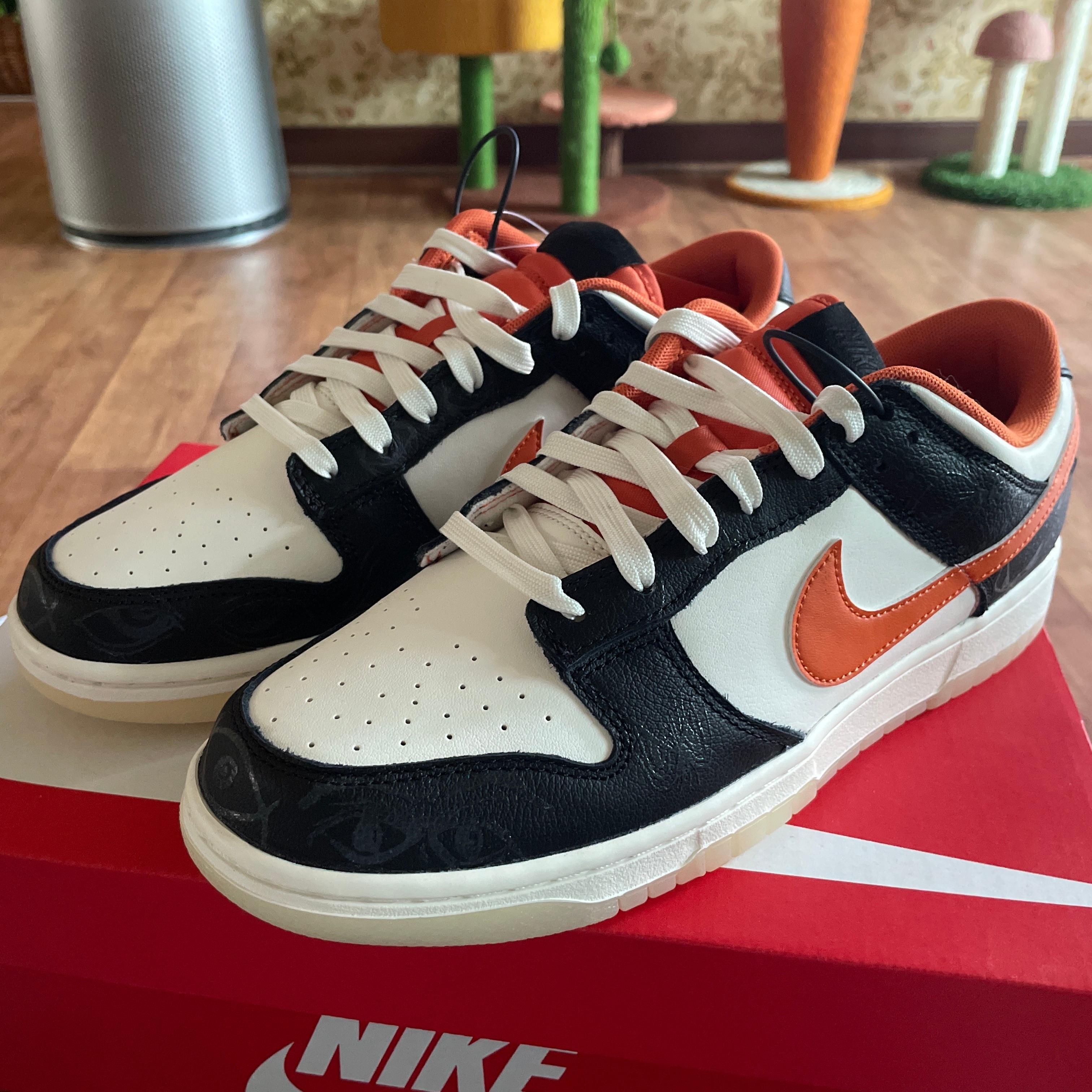 Nike Dunk Low Retro PRM Halloween 착용 스타일 - 1