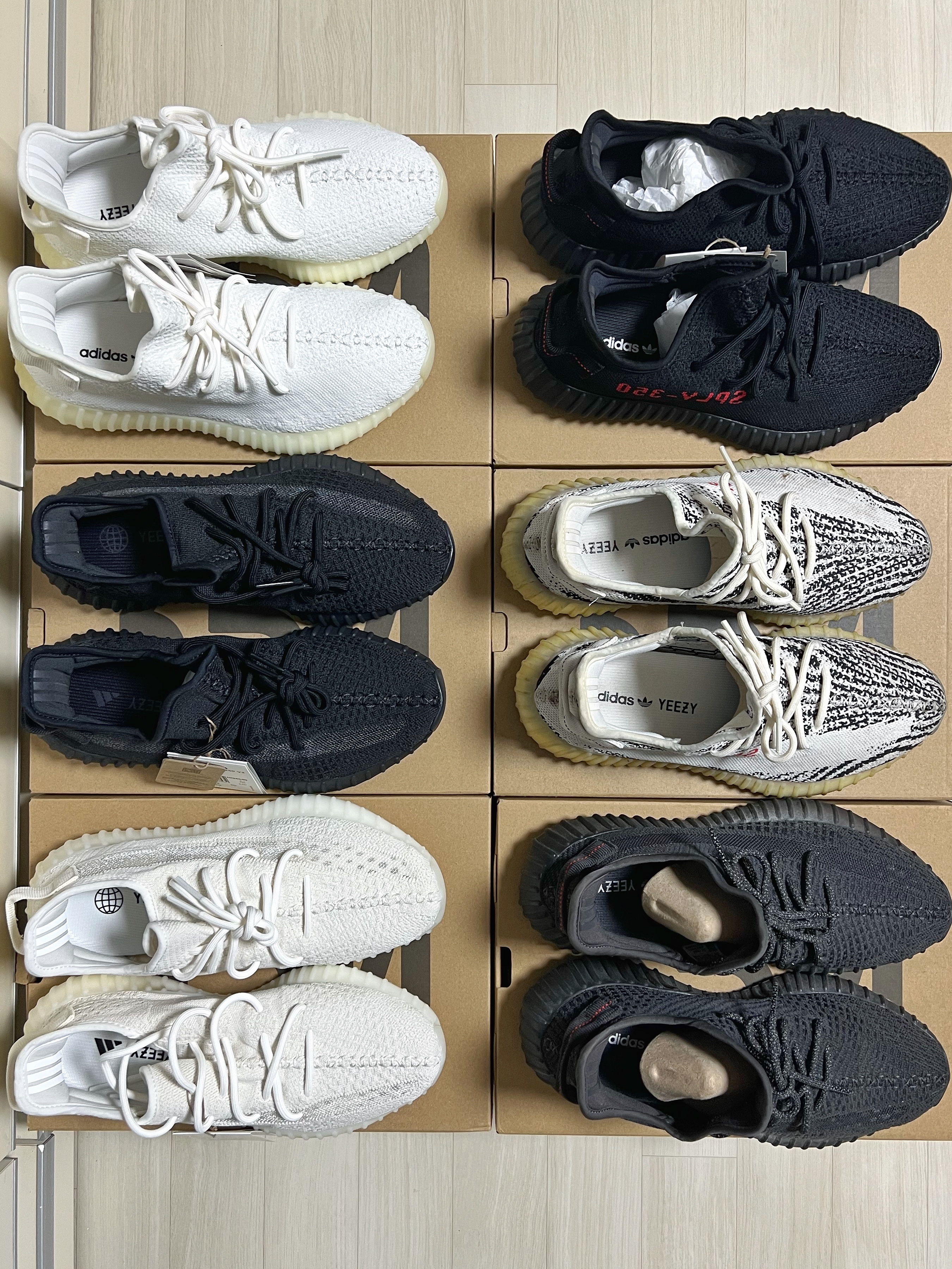 Adidas Yeezy Boost 350 V2 Onyx, Adidas Yeezy Boost 350 V2 Bone 착용 스타일