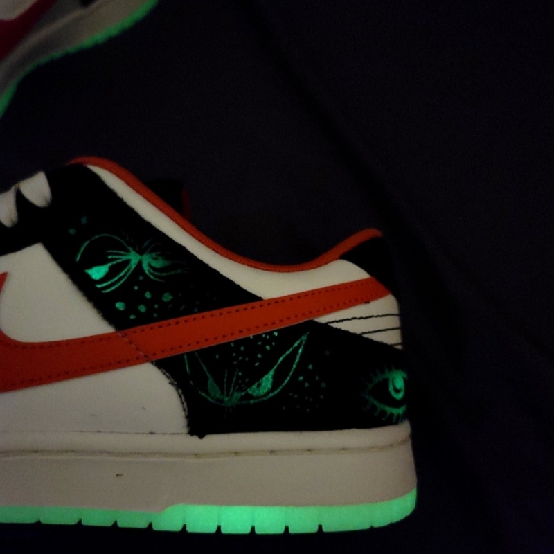 Nike Dunk Low Retro PRM Halloween 착용 스타일 - 2
