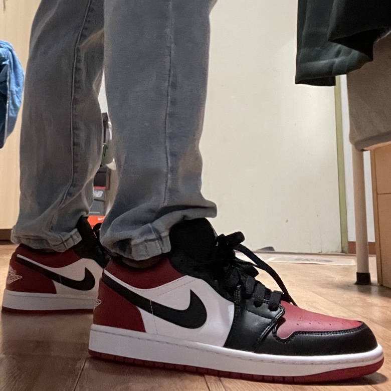 Jordan 1 Low Bred Toe 착용 스타일