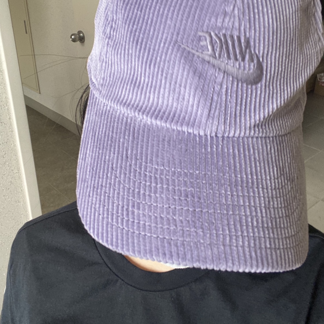 Nike Heritage 86 Corduroy Cap Lavender 착용 스타일