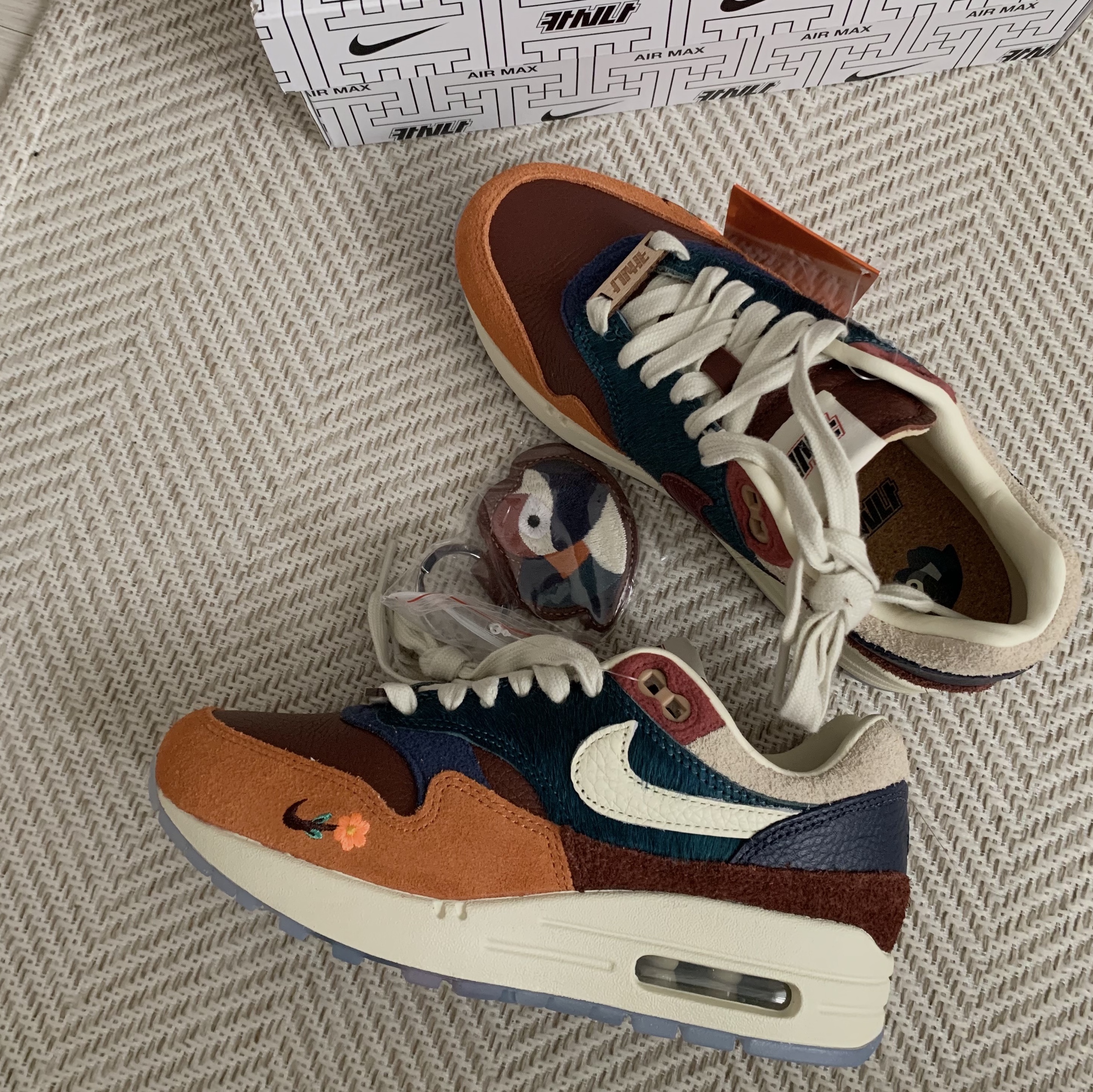Nike x Kasina Air Max 1 SP Won-Ang Orange 착용 스타일
