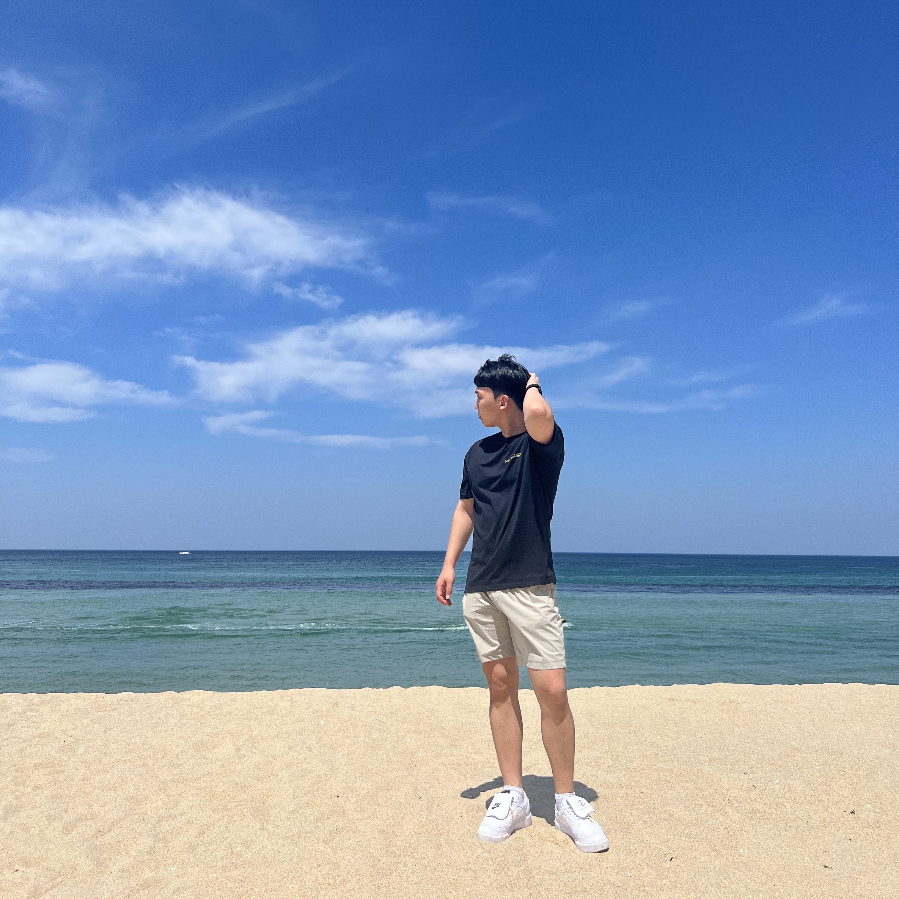 Nike x Peaceminusone Kwondo1 White 착용 스타일