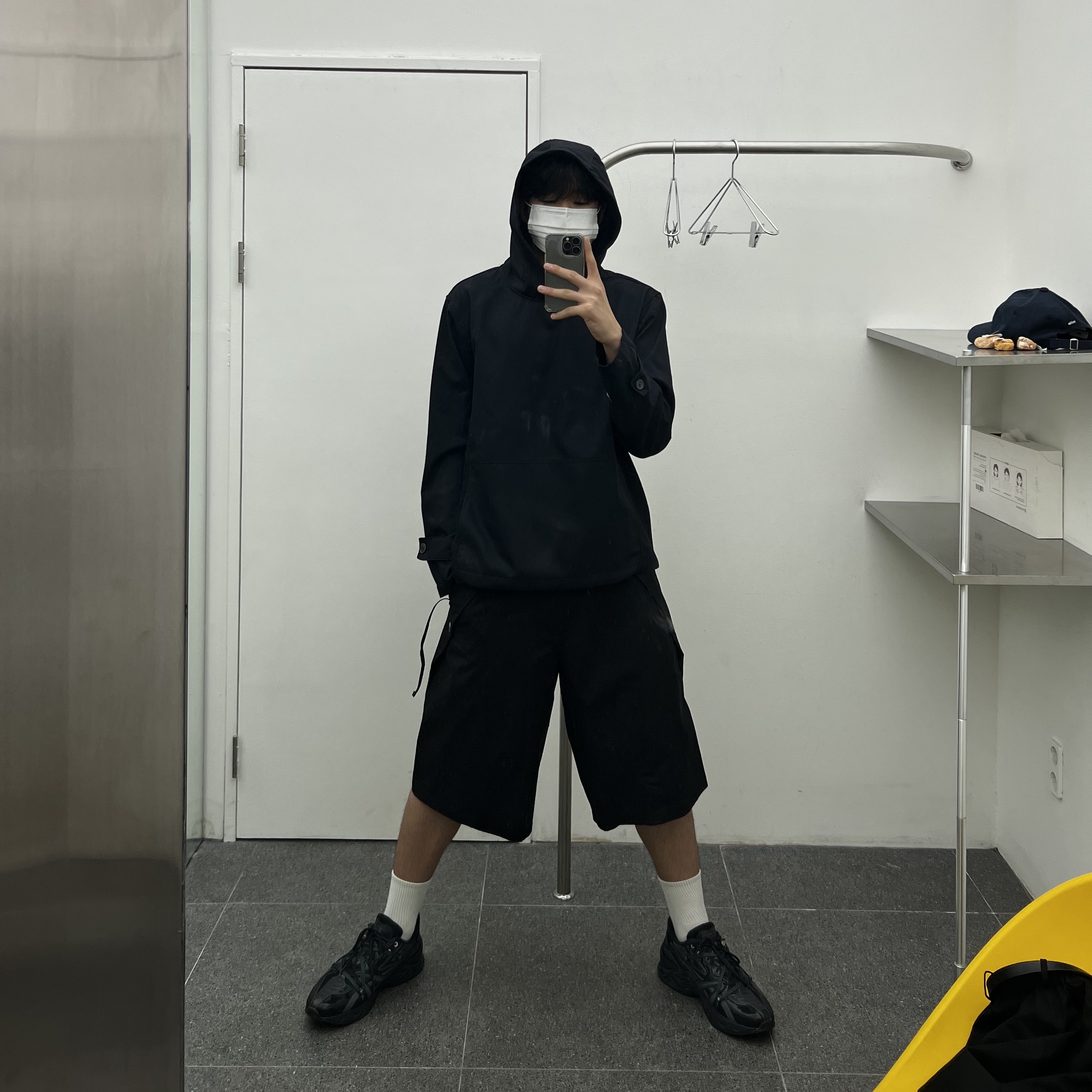 Asics x Andersson Bell HN2-S Protoblast Black 착용 스타일