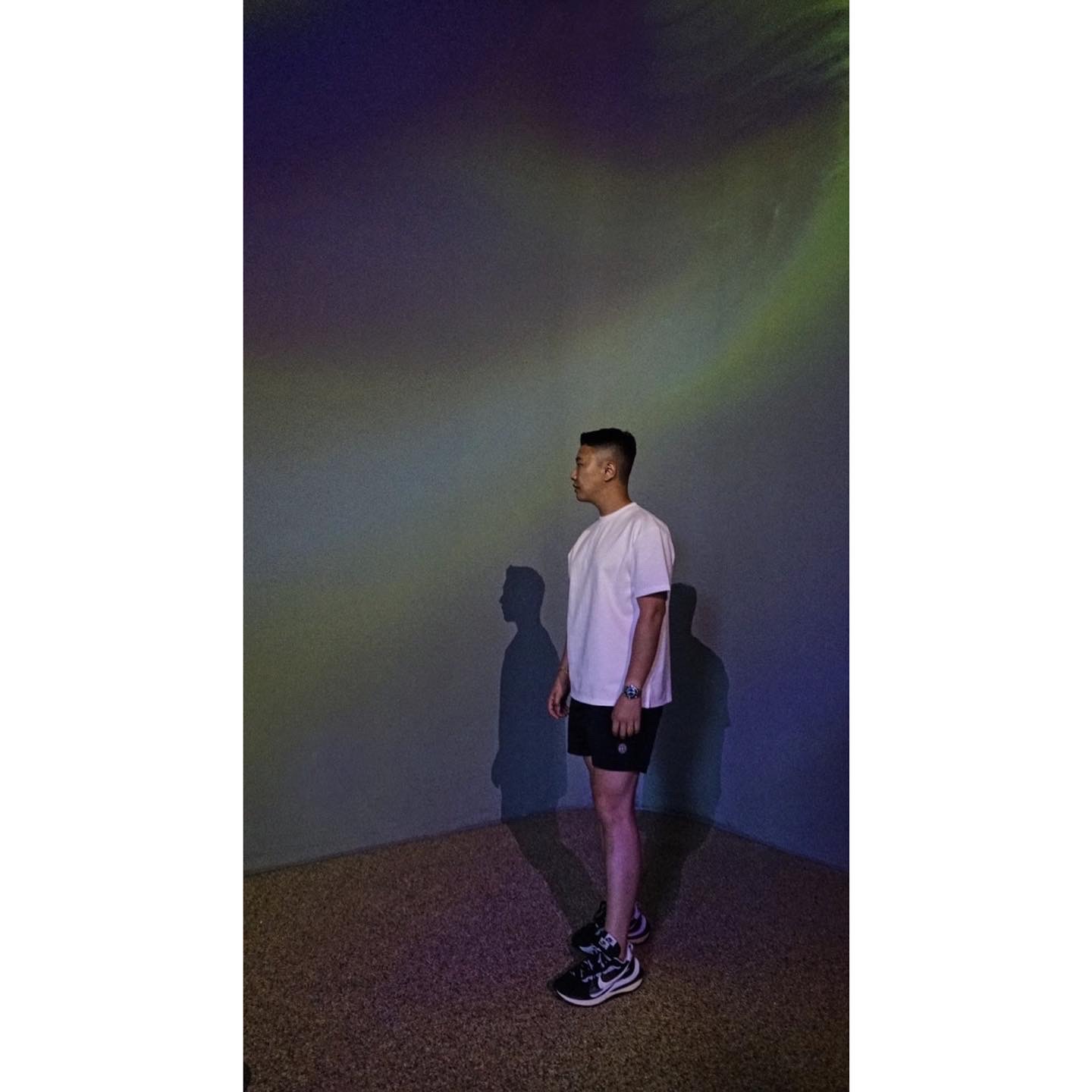Nike x Sacai VaporWaffle Black White, Stone Island B0643 Nylon Metal Swimming Trunk Black - 22SS 착용 스타일 - 1