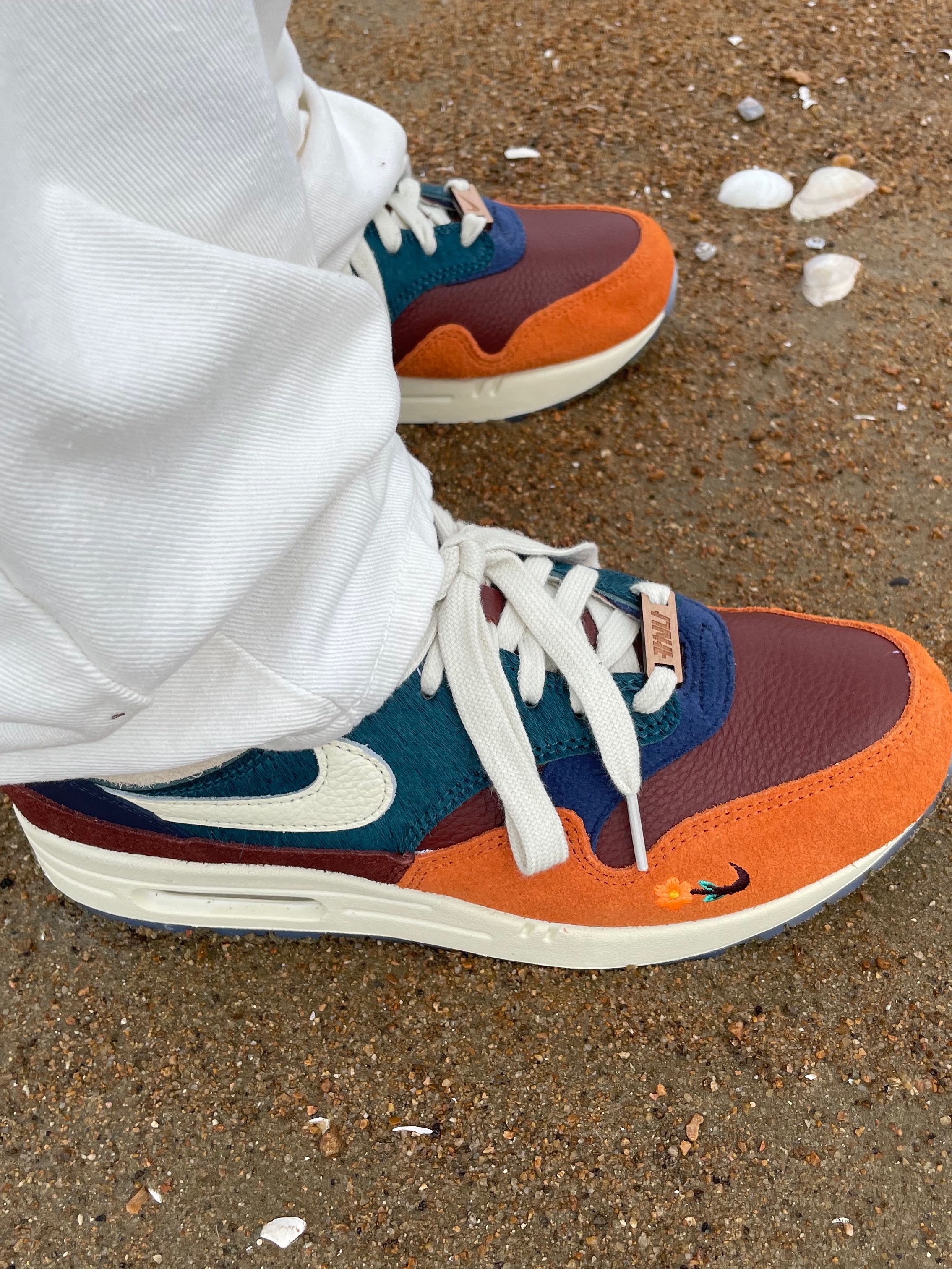 Stussy x BAPE Trucker Cap Yellow, Nike x Kasina Air Max 1 SP Won-Ang Orange 착용 스타일 - 4