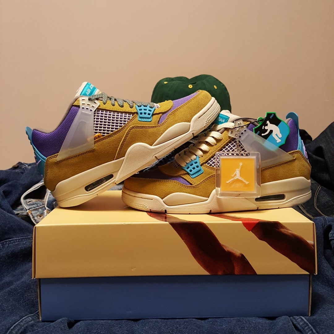 Jordan 4 x Union Retro SP Desert Moss, Jordan 4 x Union Retro SP Taupe Haze 착용 스타일 - 2
