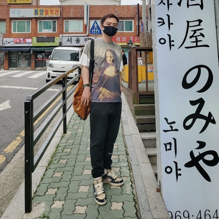 Essentials Sweatpants Dark Slate/Black 2020, Supreme x Stone Island S/S Top Mona Lisa - 22SS 착용 스타일