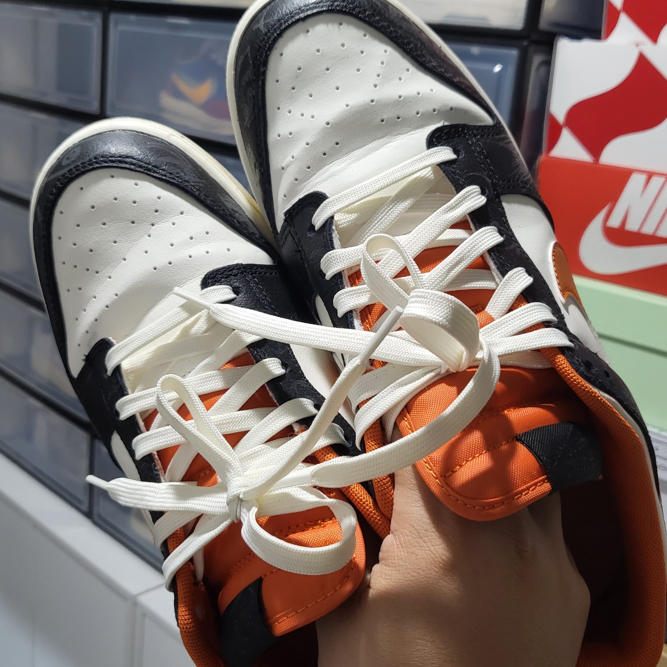 Nike Dunk Low Retro PRM Halloween 착용 스타일 - 1