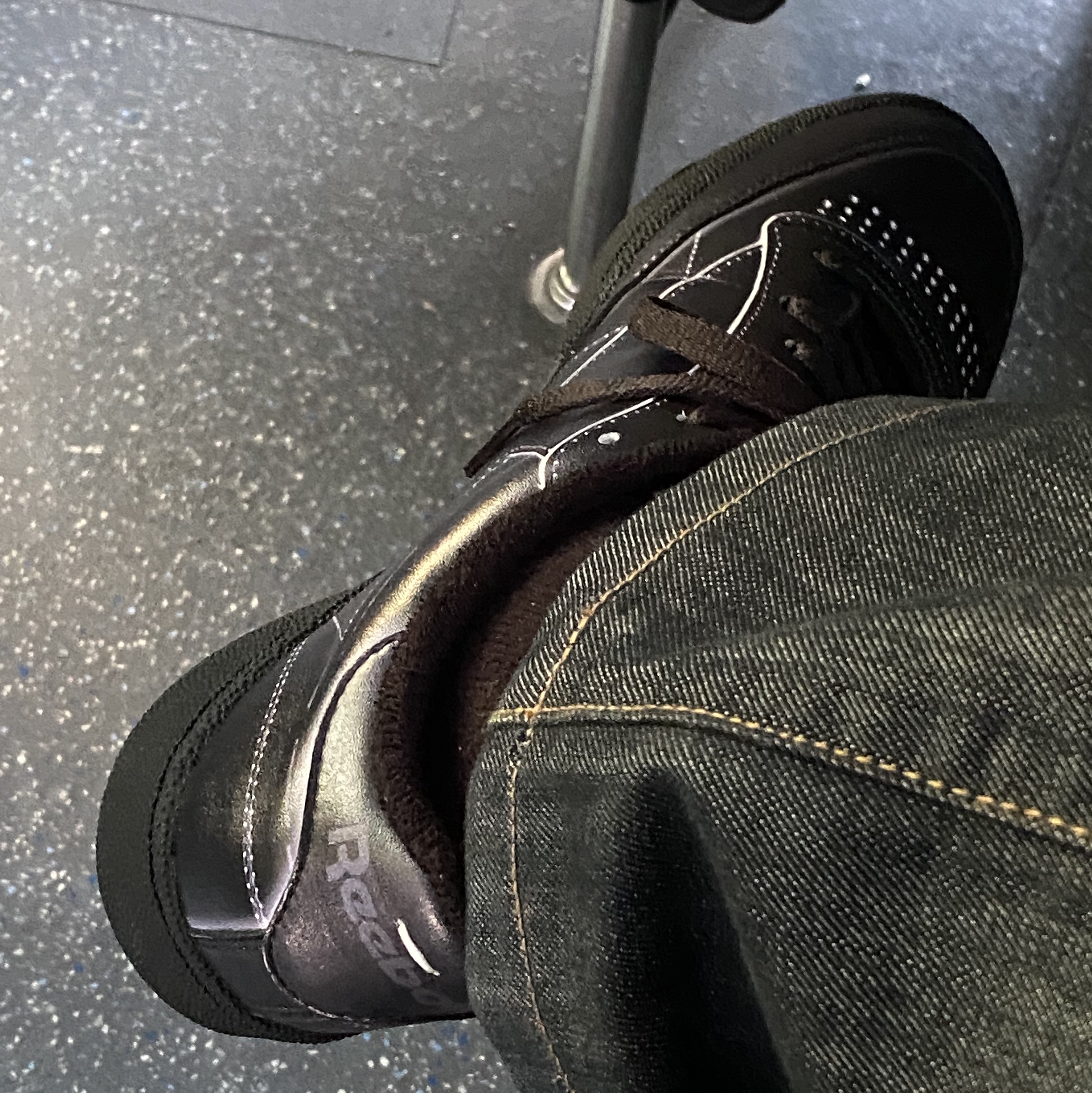 Reebok x Maison Margiela Club C TL Black 착용 스타일 - 2