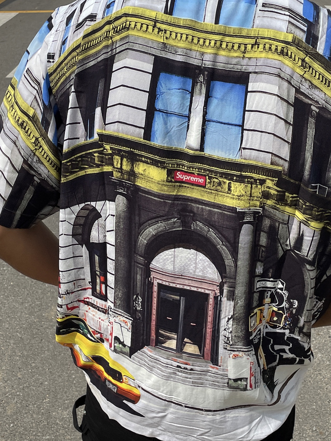 Supreme 190 Bowery Rayon S/S Shirt Multi-Color - 21SS 착용 스타일 - 2