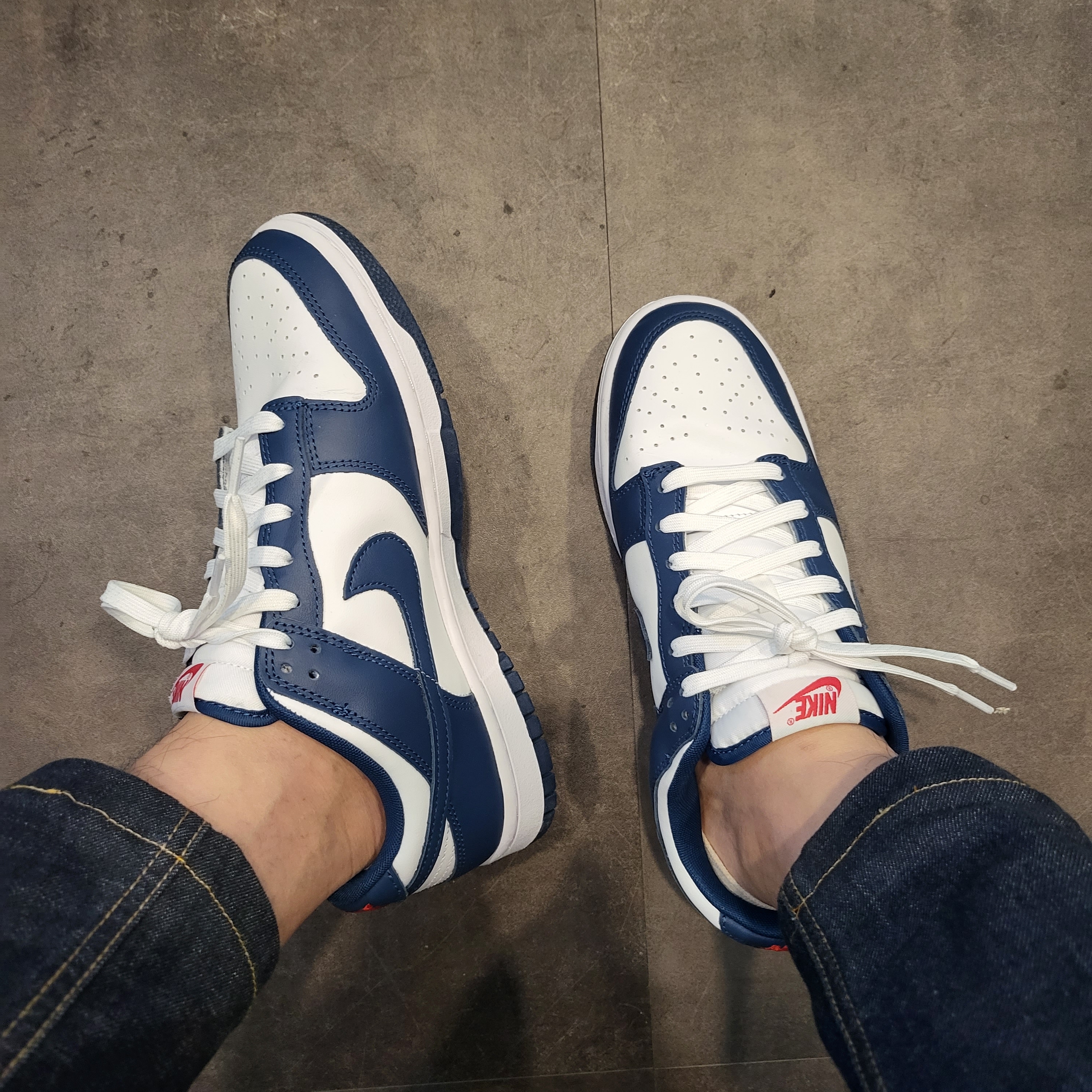 Nike Dunk Low Retro Valerian Blue 착용 스타일