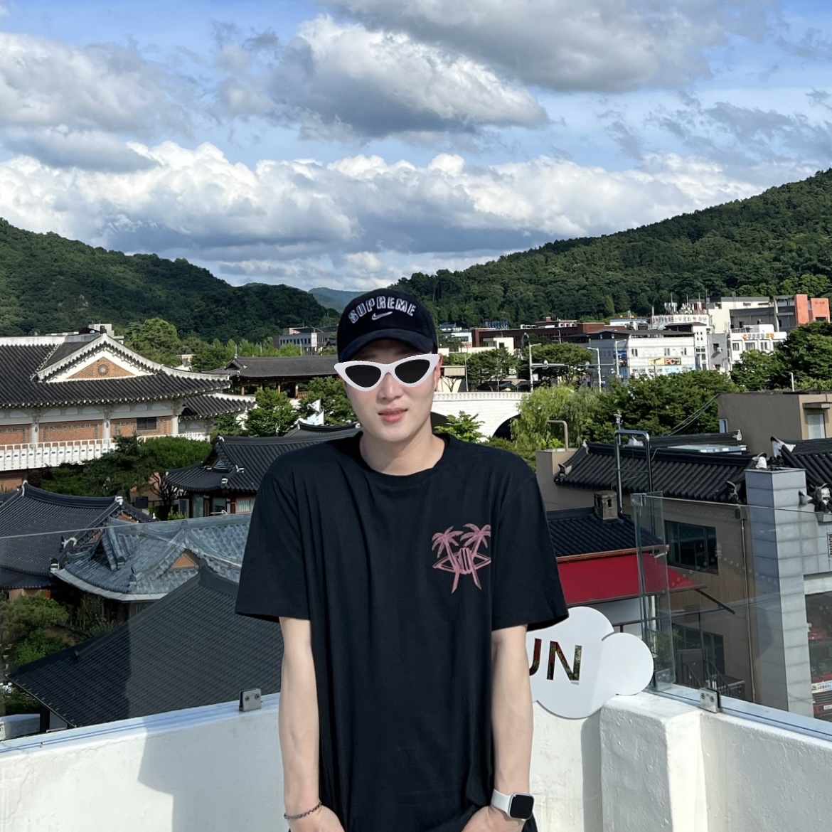 Supreme x Nike Arc Corduroy 6-Panel Black - 22SS, Apple Watch Series 7 45mm GPS Midnight Aluminum Case with Sport Band Midnight (Korean Ver.) 착용 스타일