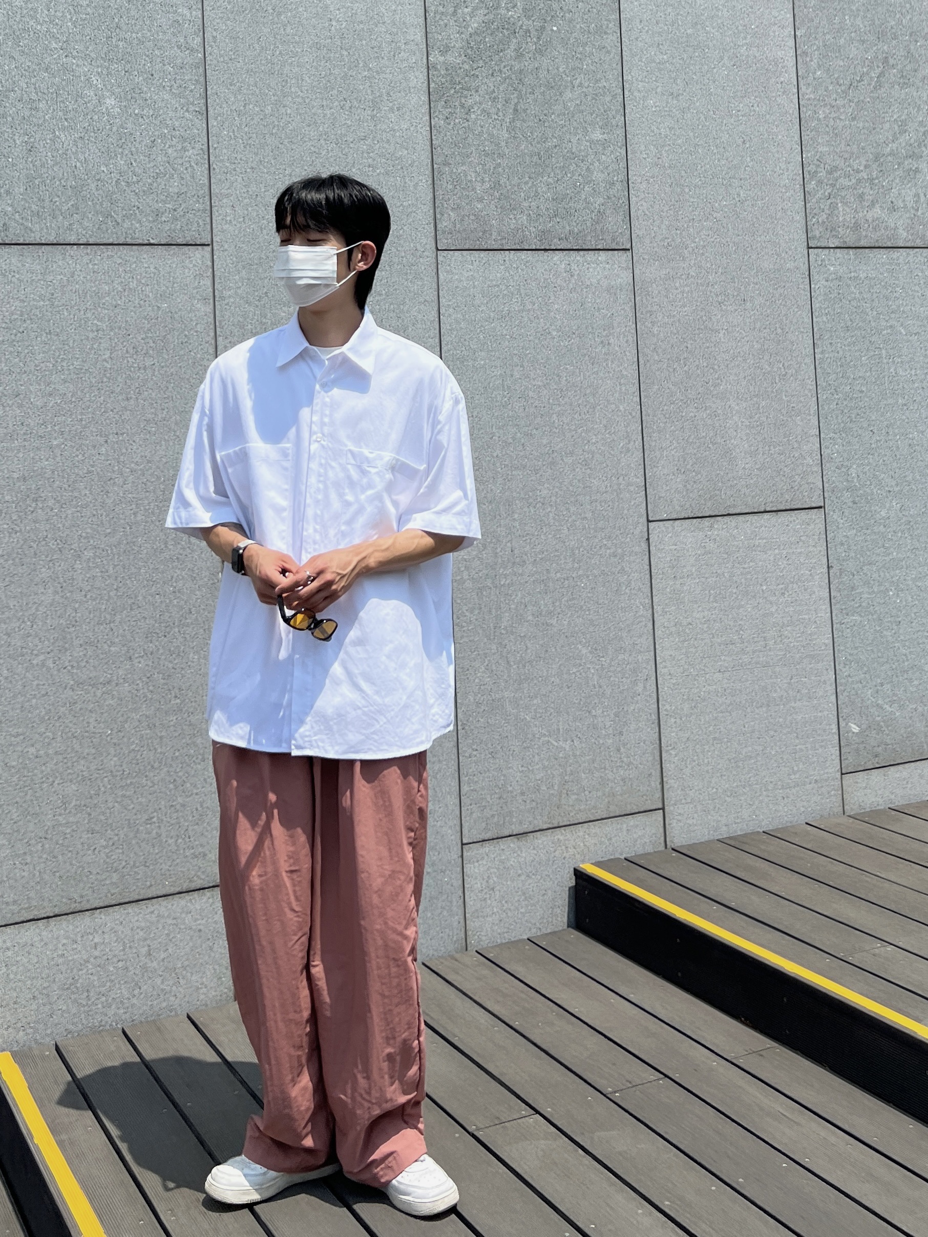 Nike Air Force 1 '07 Low White 착용 스타일 - 4